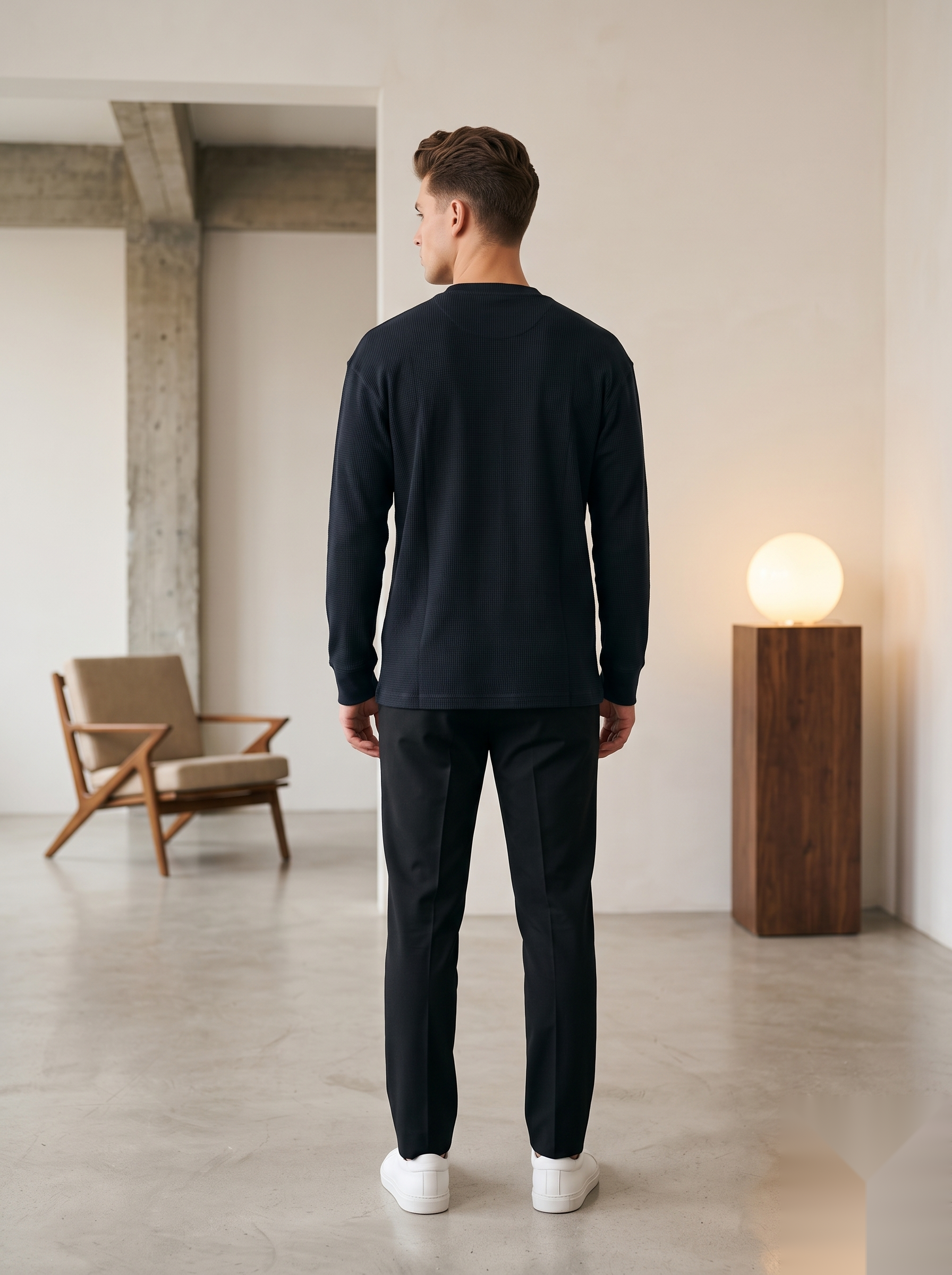 Henley Collar T-shirt