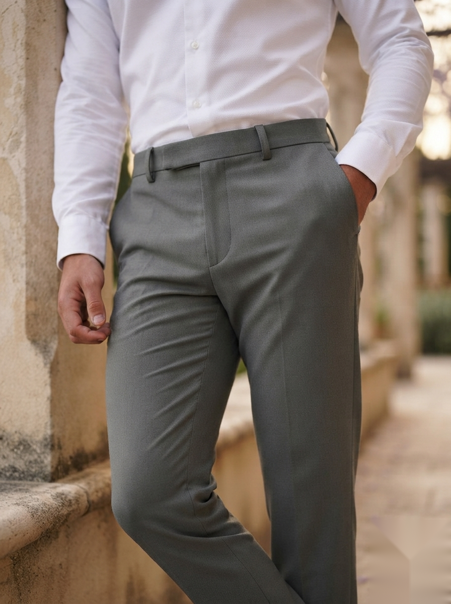 Formal Pants - Ankle Fit
