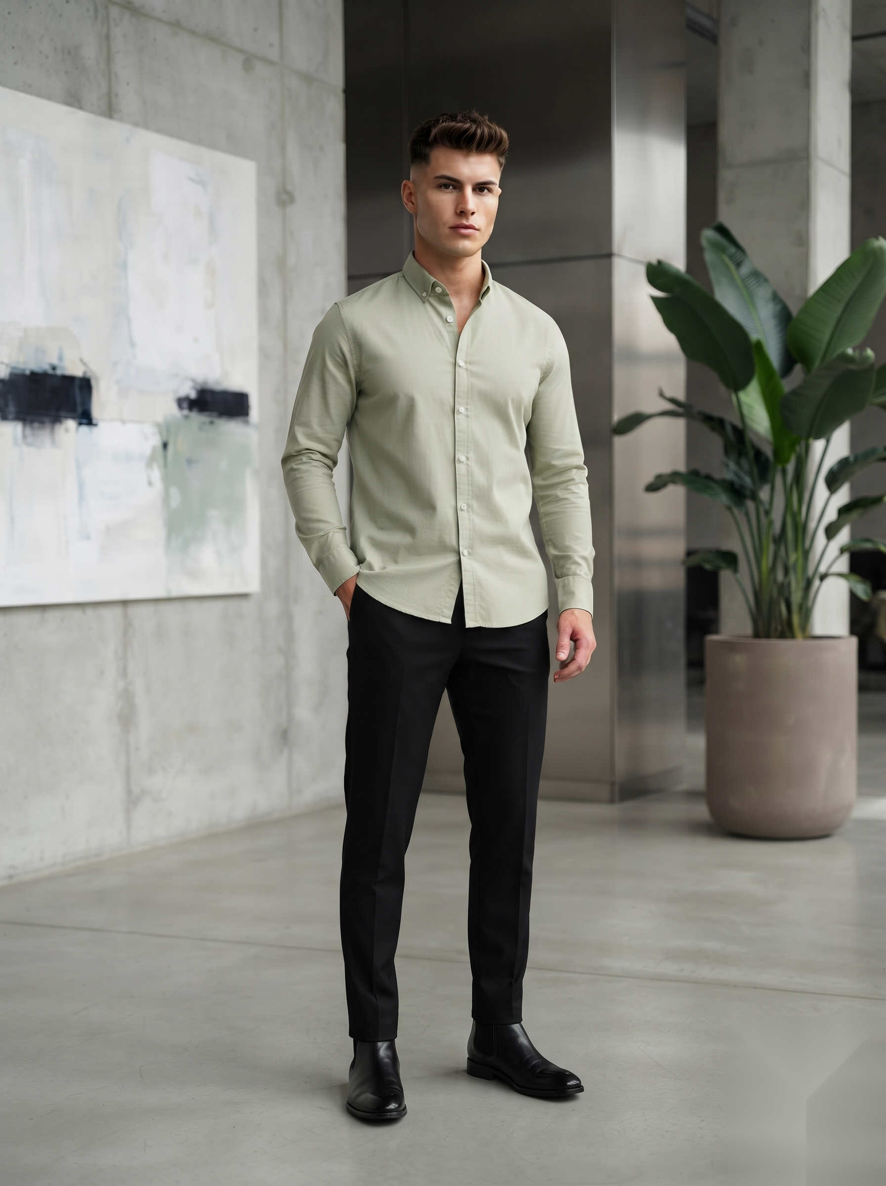 Elbow-Patch Shirts