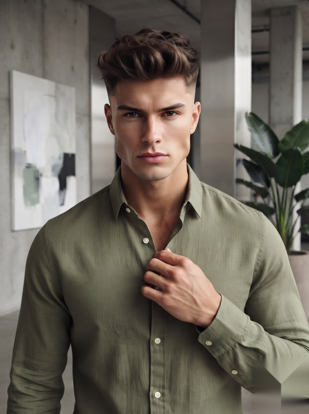 Linen Button-Down Shirts