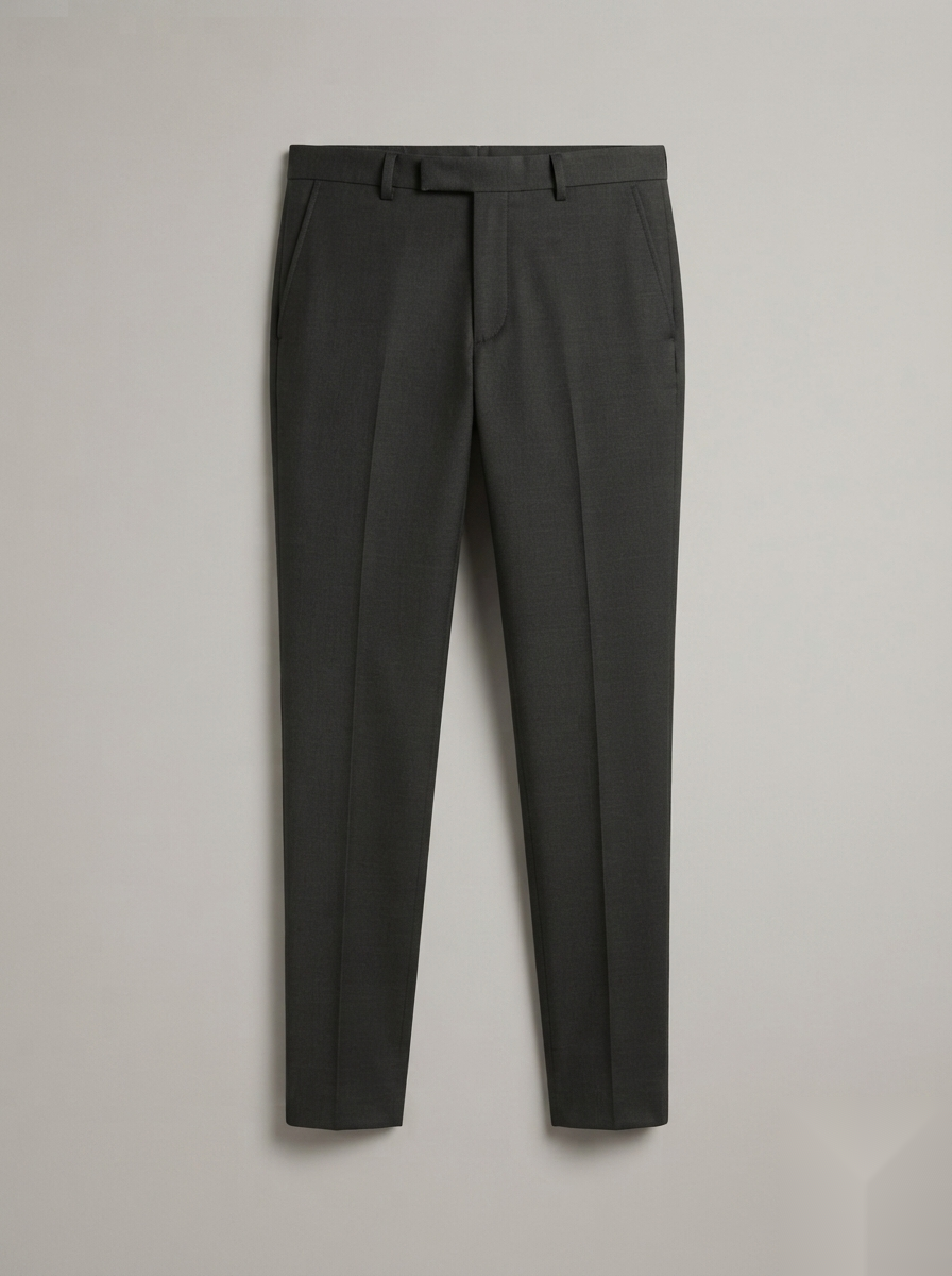 Solid Formal Pants
