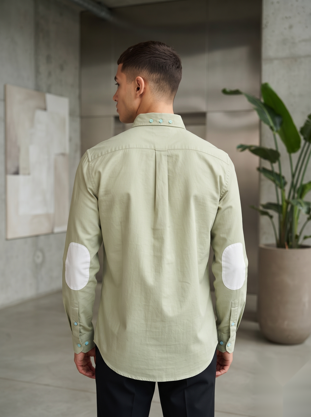 Elbow-Patch Shirts