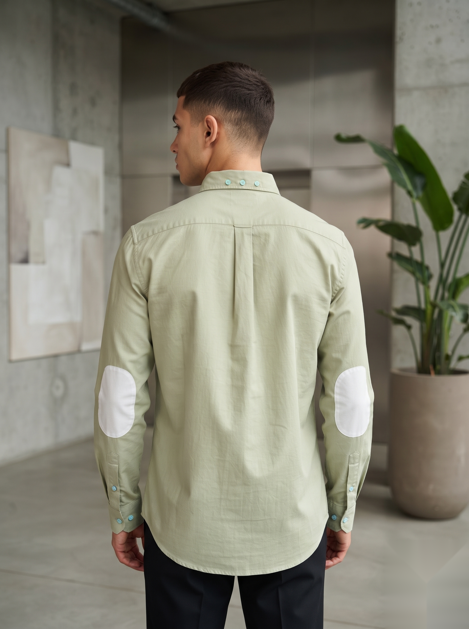 Elbow-Patch Shirts