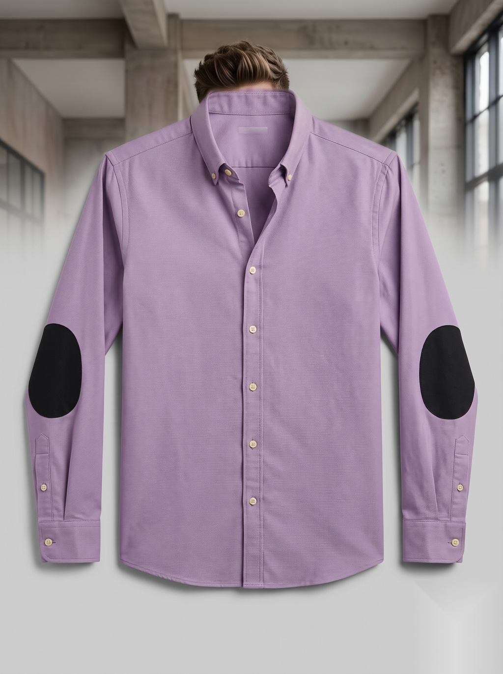 Oxford Elbow-Patch Shirts