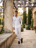 Snipes formal ankle fit pants displayed on a hanger, showcasing tailored design and dark fabric suitable for professional attire.
