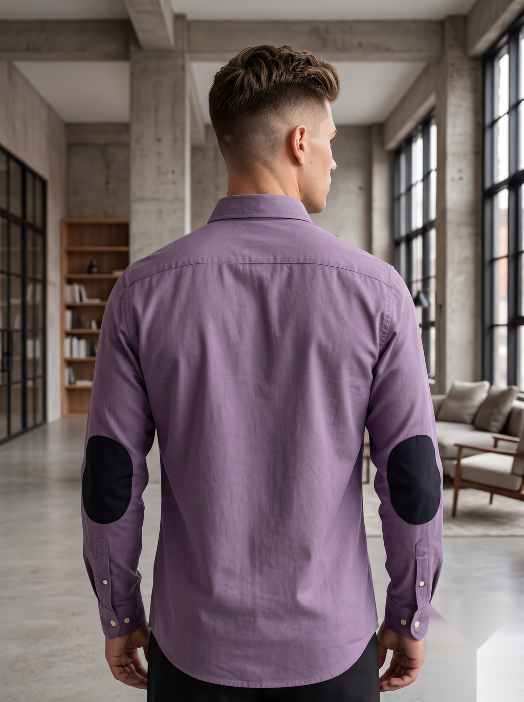 Oxford Elbow-Patch Shirts