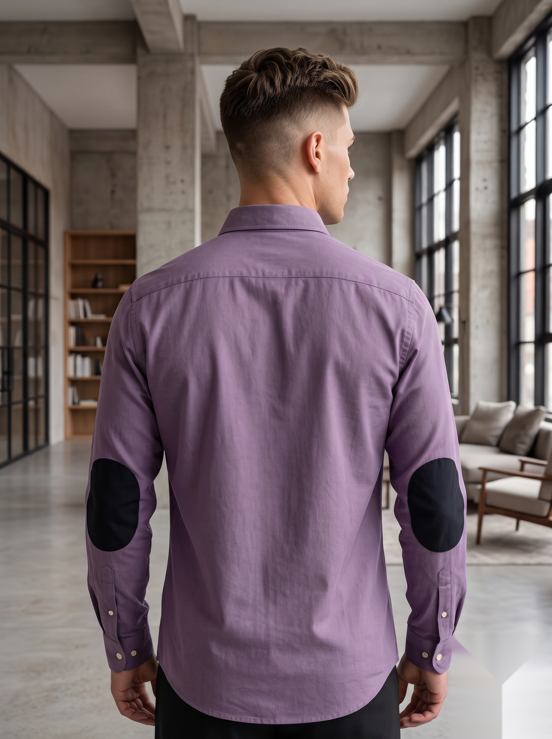 Oxford Elbow-Patch Shirts