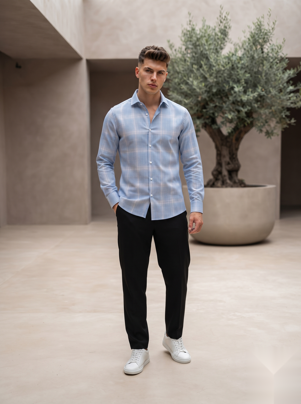 Linen Checked Shirts