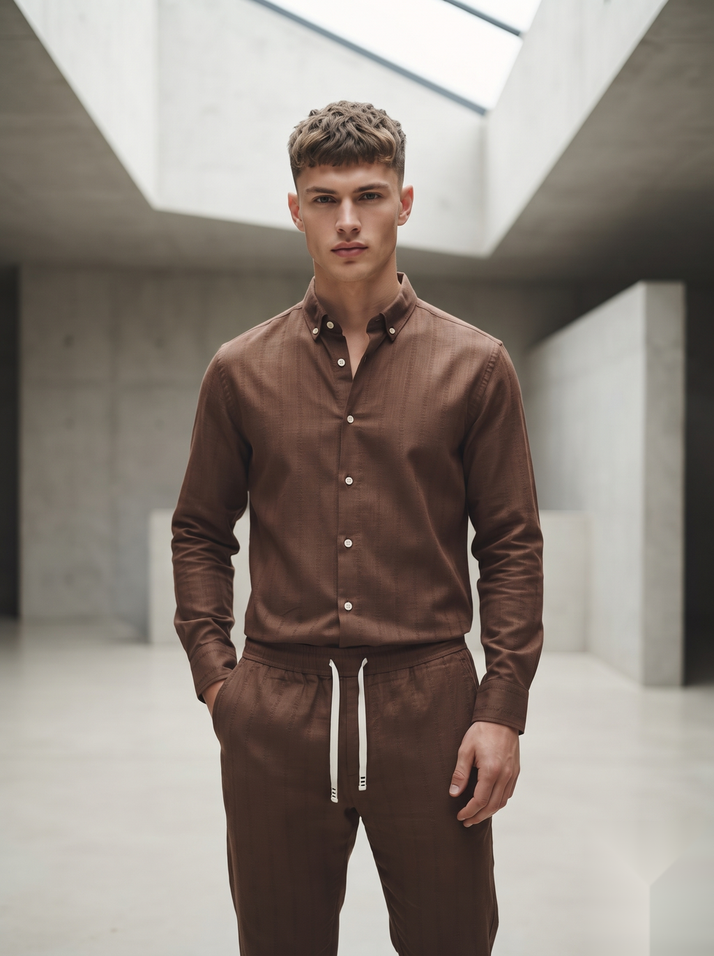 Snipes Co-ord set - Brown