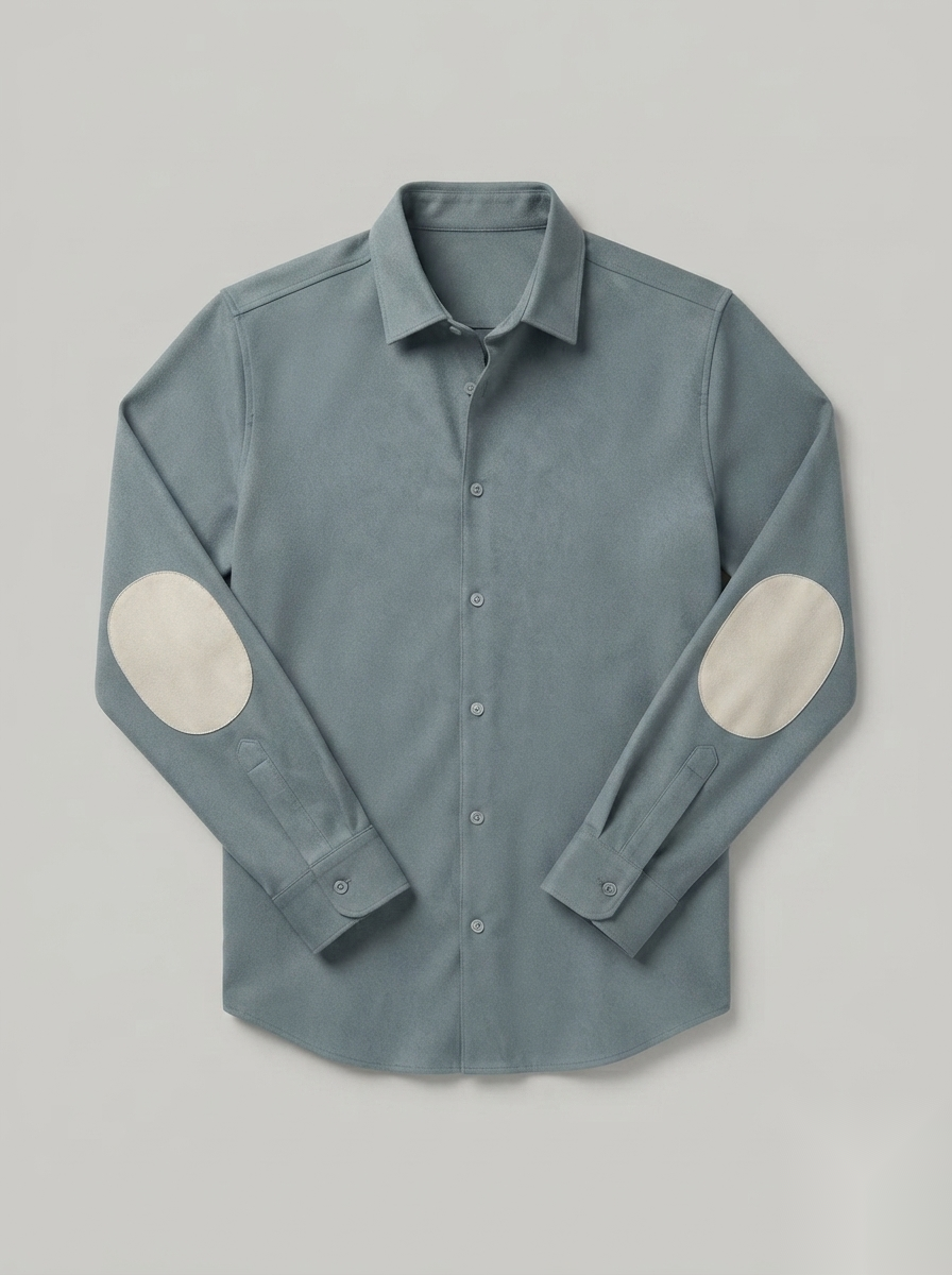 Suede Elbow Patch Shirts