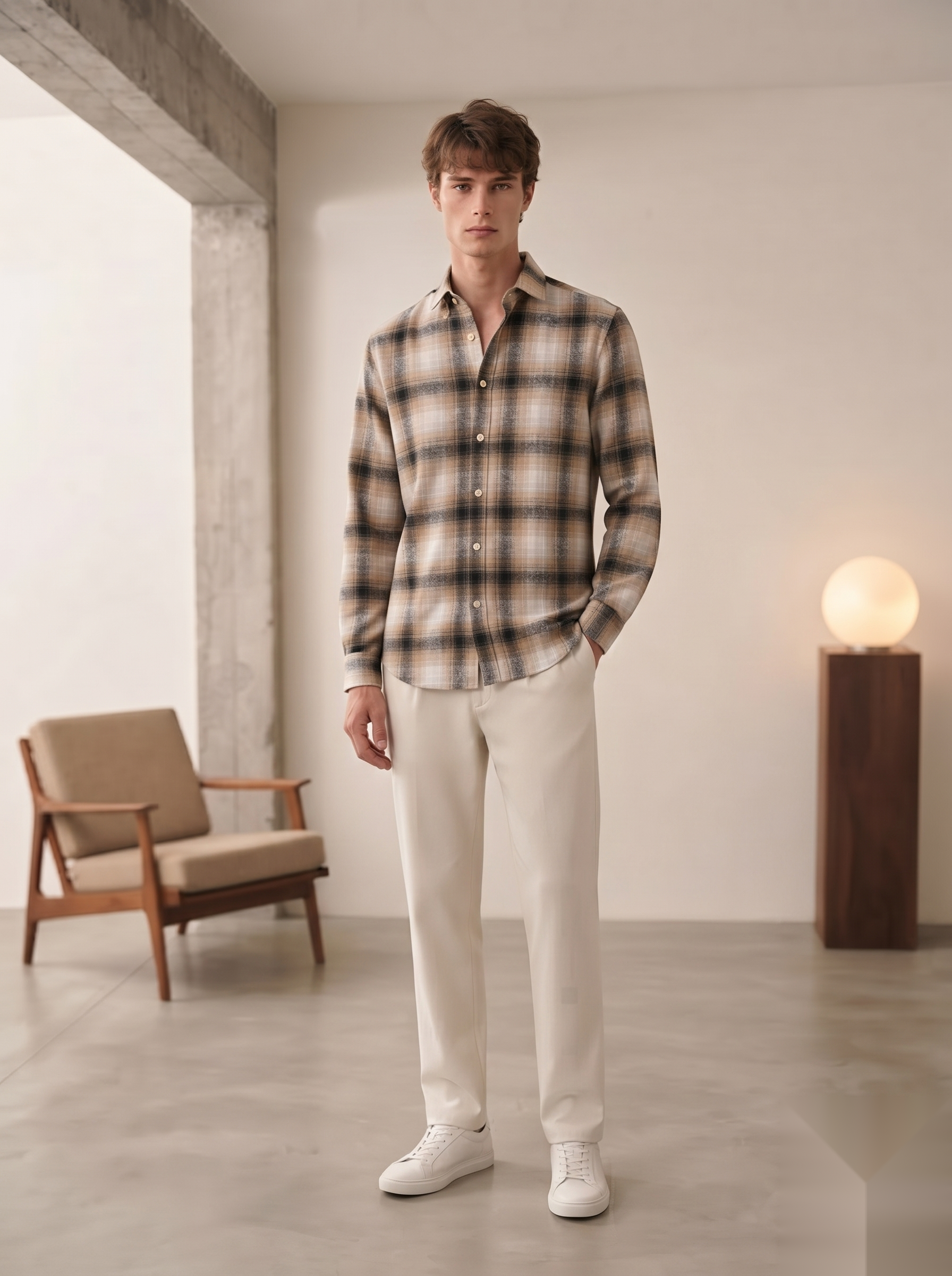Brushed Checked Shirts