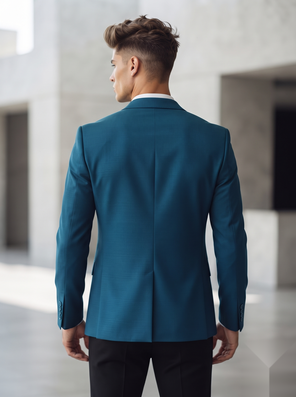 Teal Blue Blazer