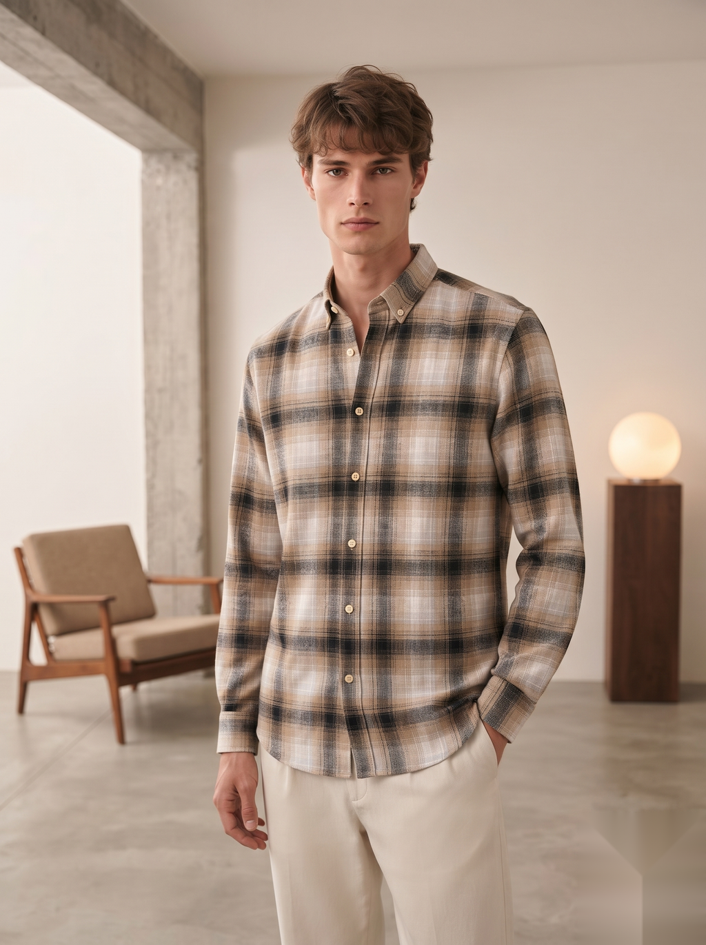 Brushed Checked Shirts