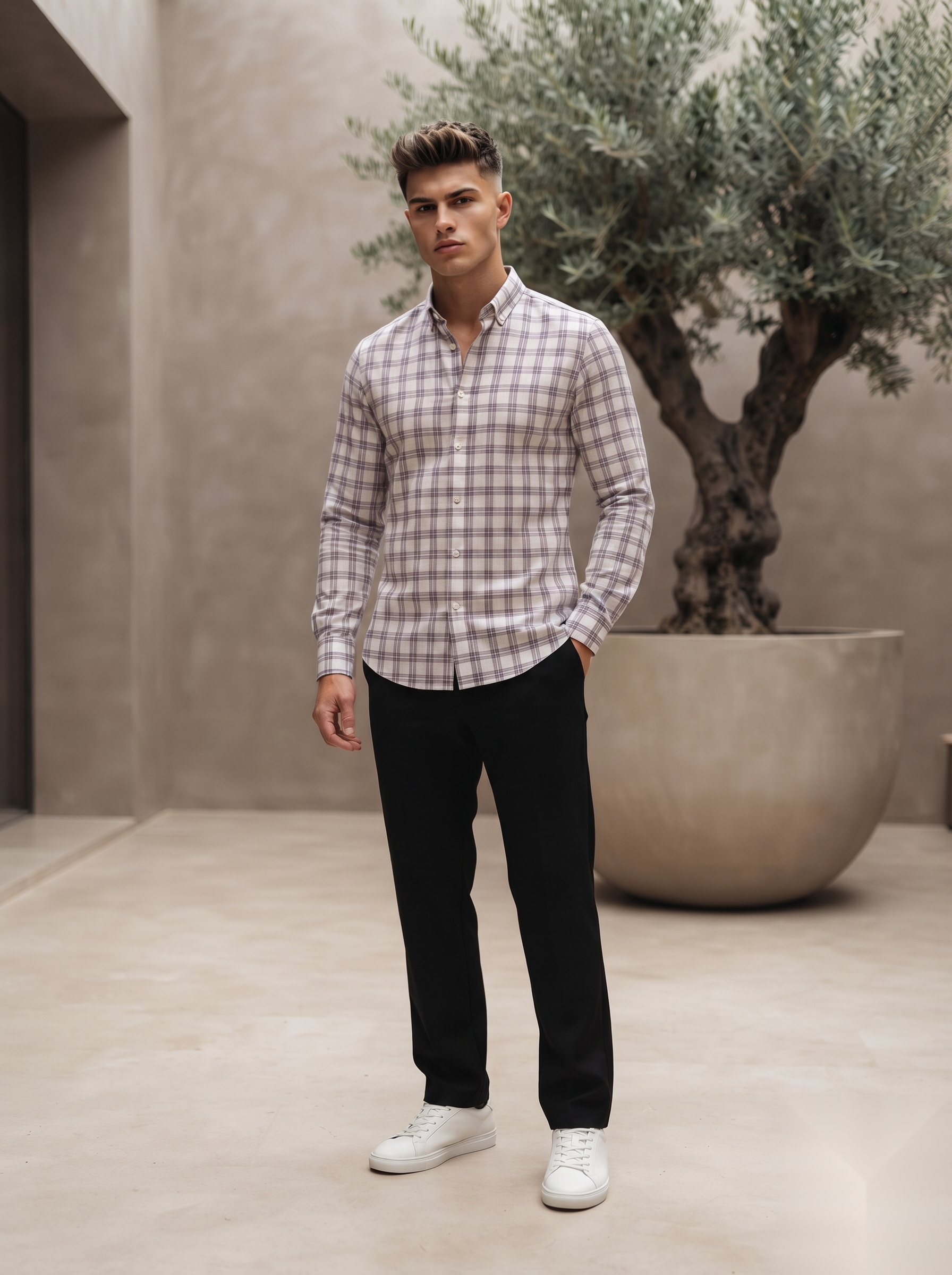 Linen Checked Shirts
