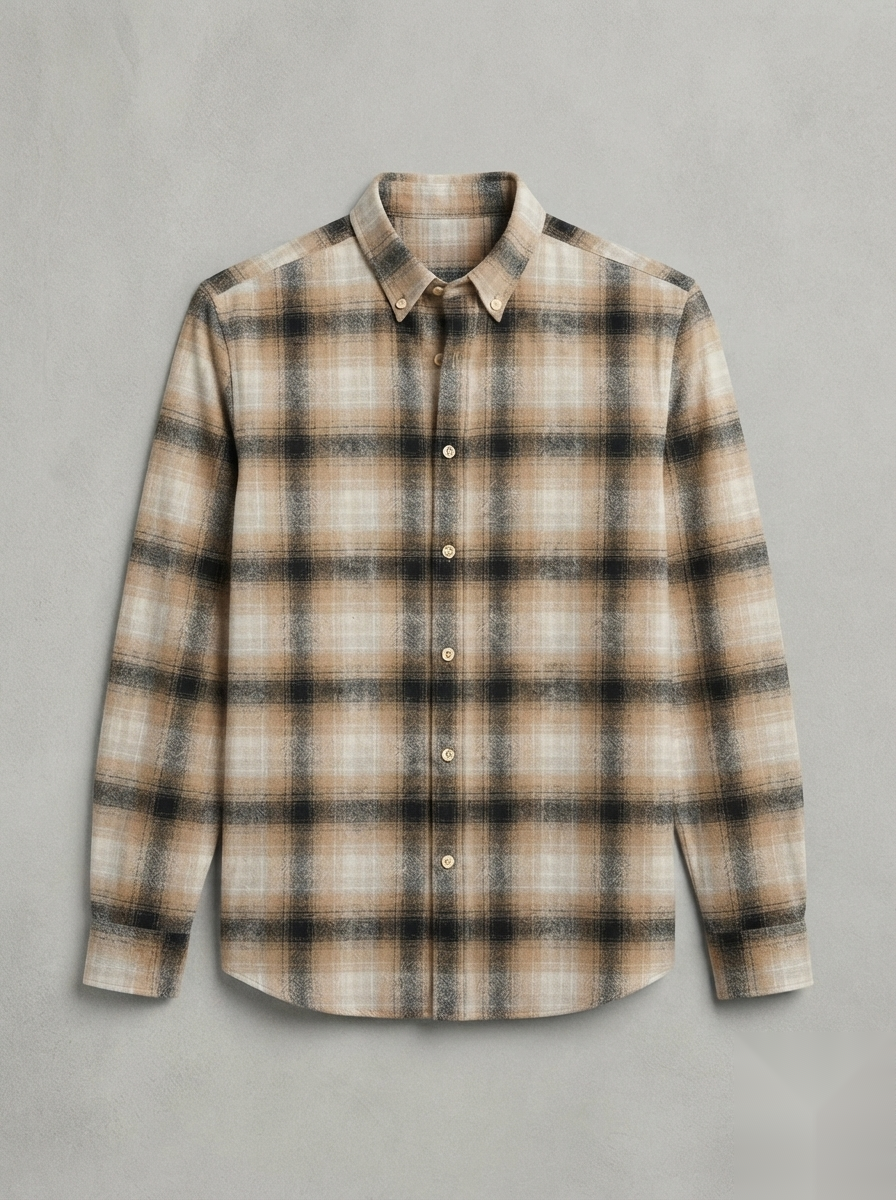 Brushed Checked Shirts