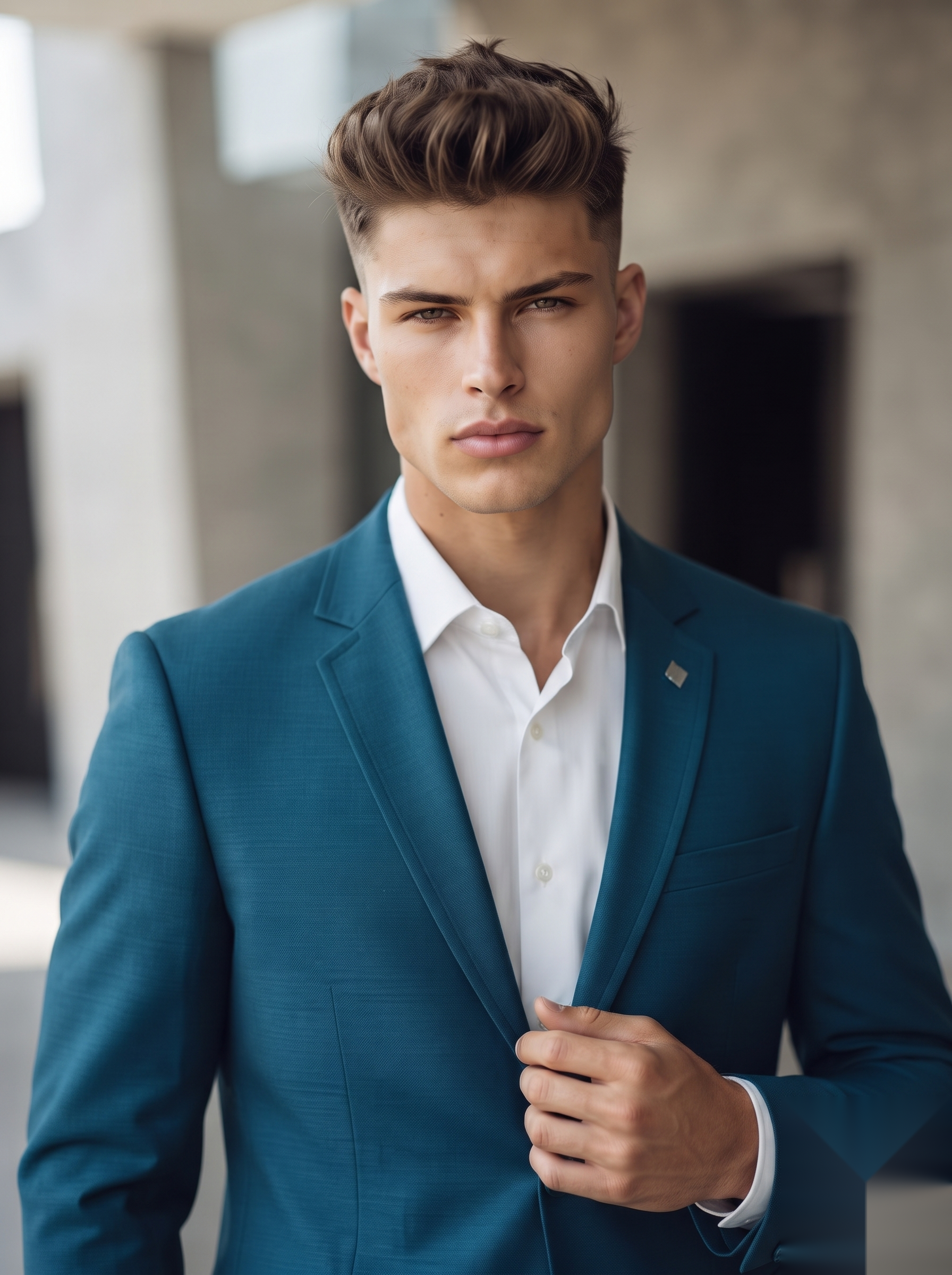 Teal Blue Blazer