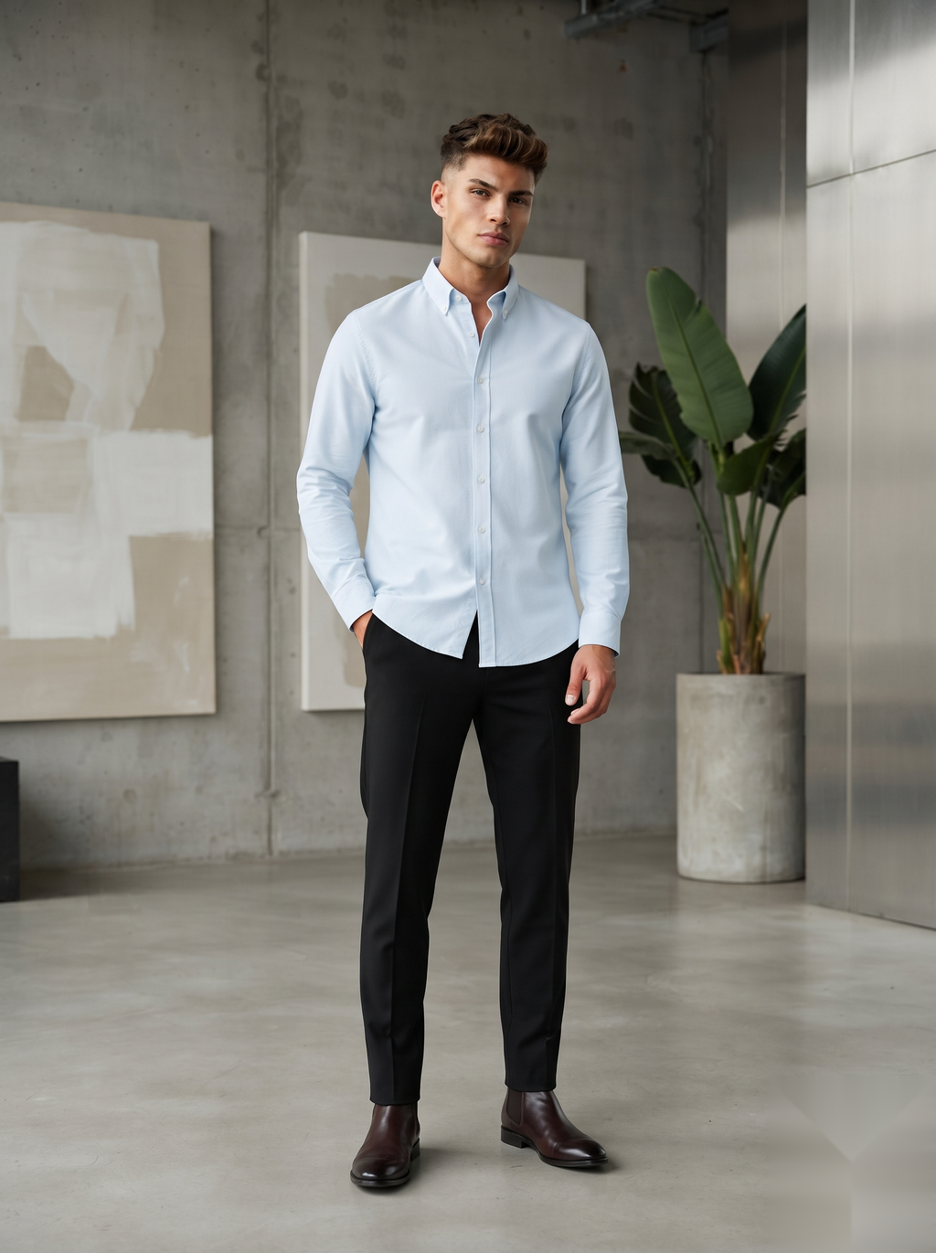 Elbow-Patch Shirts