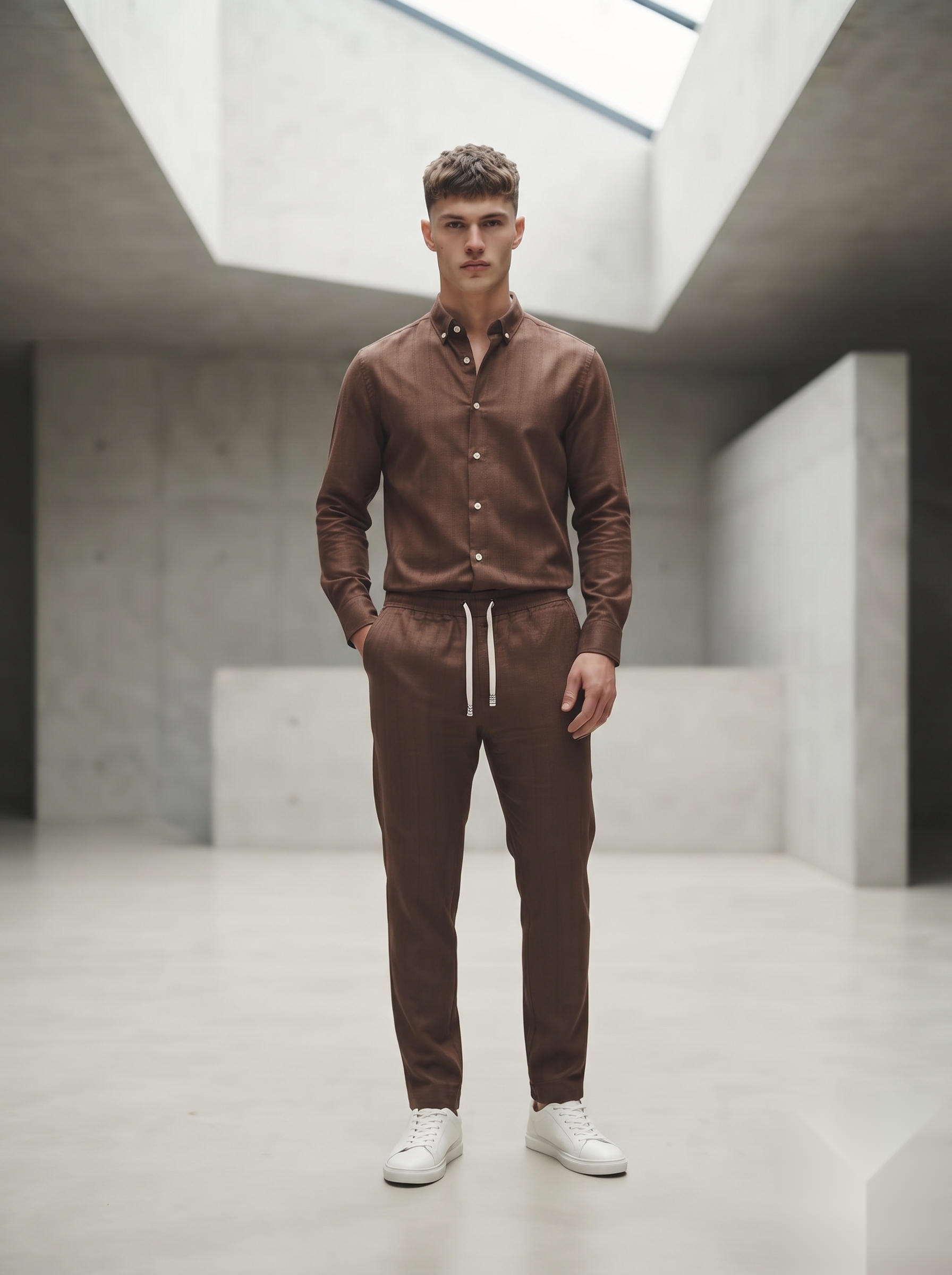 Snipes Co-ord set - Brown