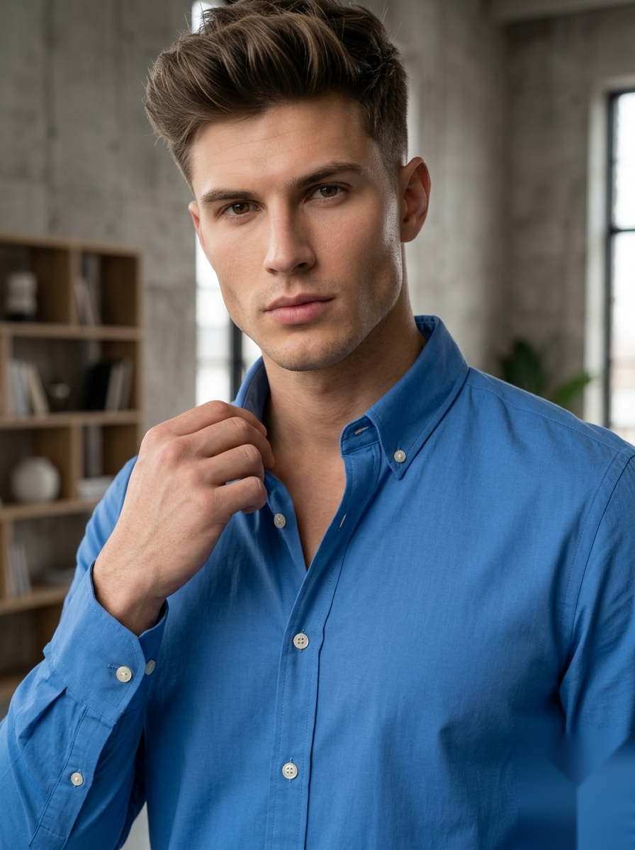 Oxford Elbow-Patch Shirts