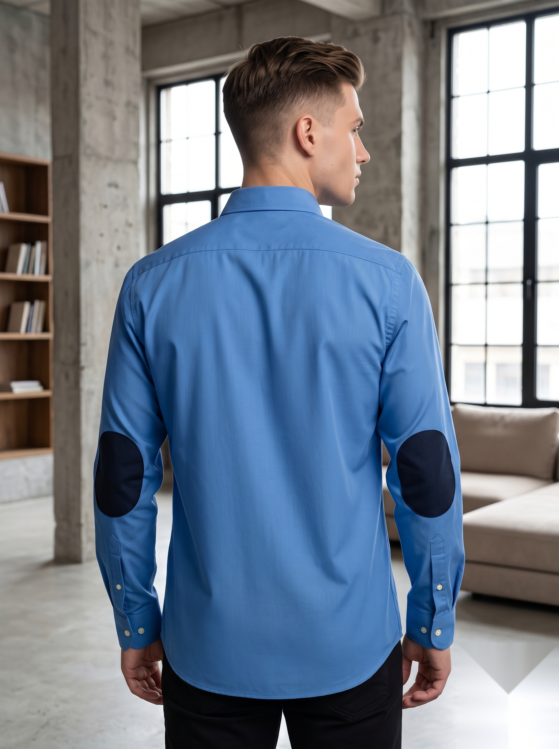 Oxford Elbow-Patch Shirts