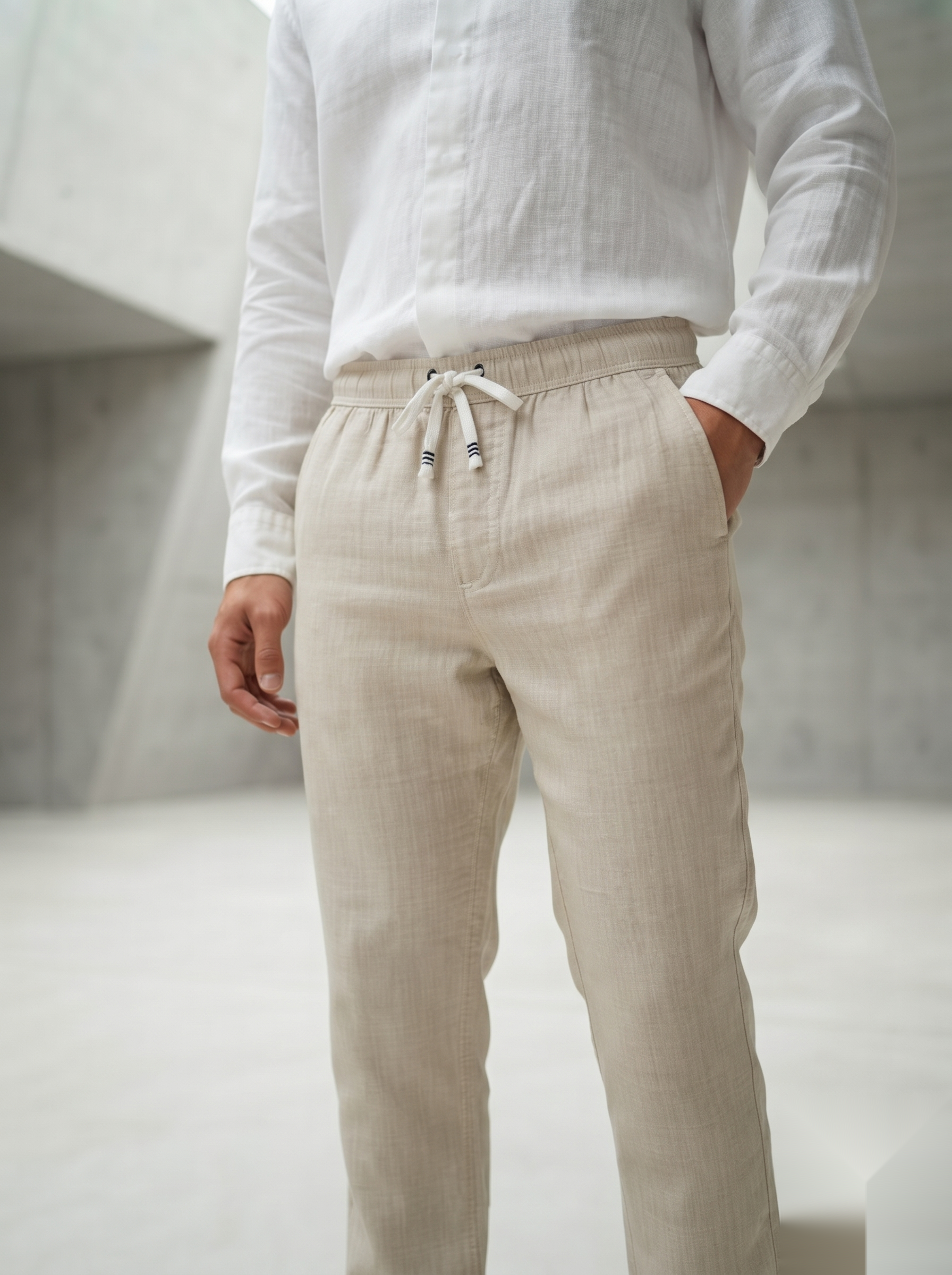 Linen Co-ord set - Beige