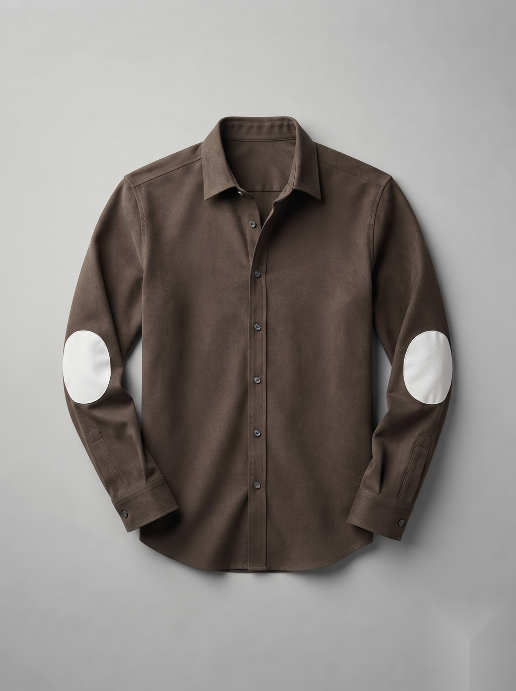 Suede Elbow Patch Shirts