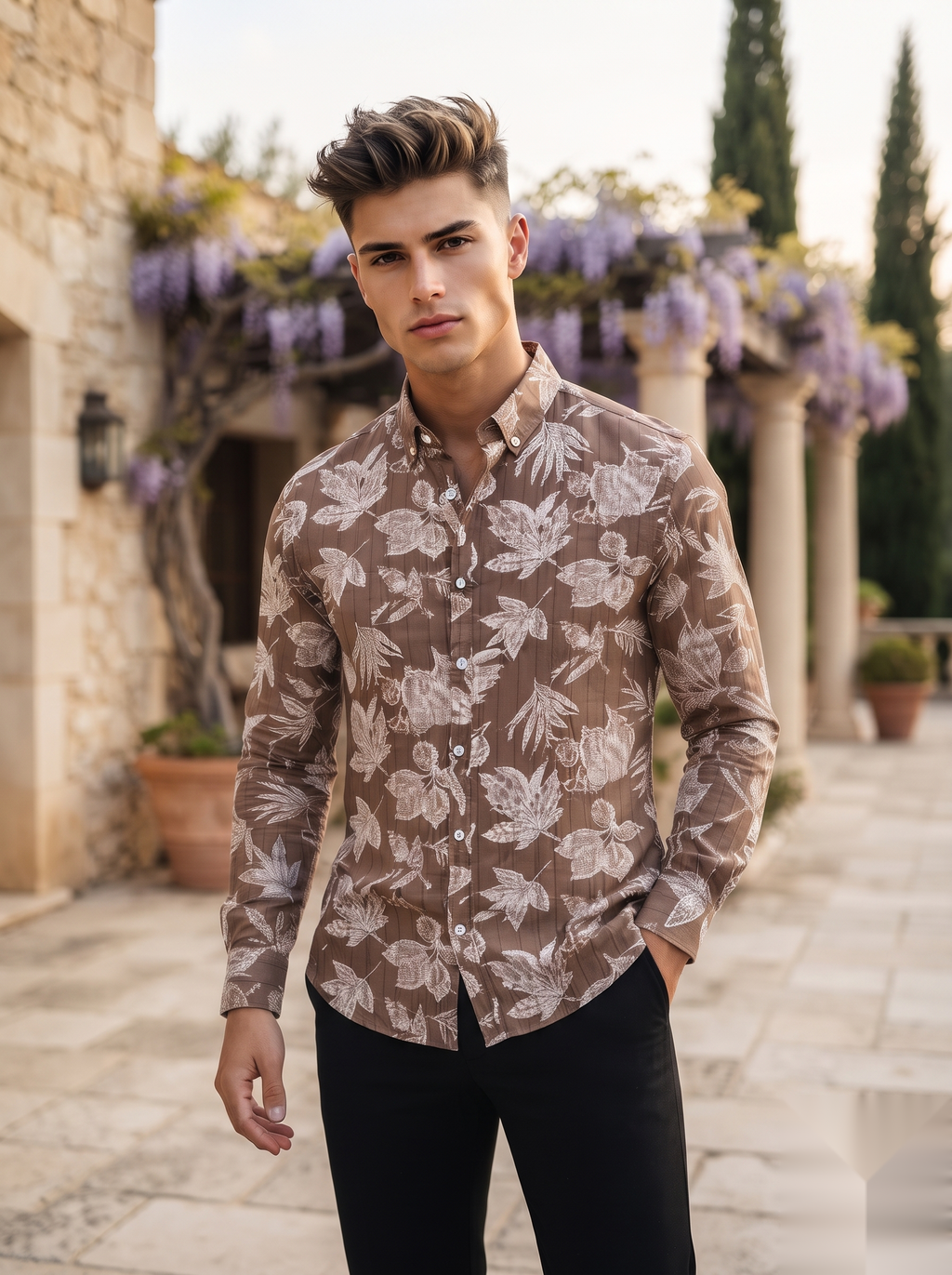 Printed Linen Shirts