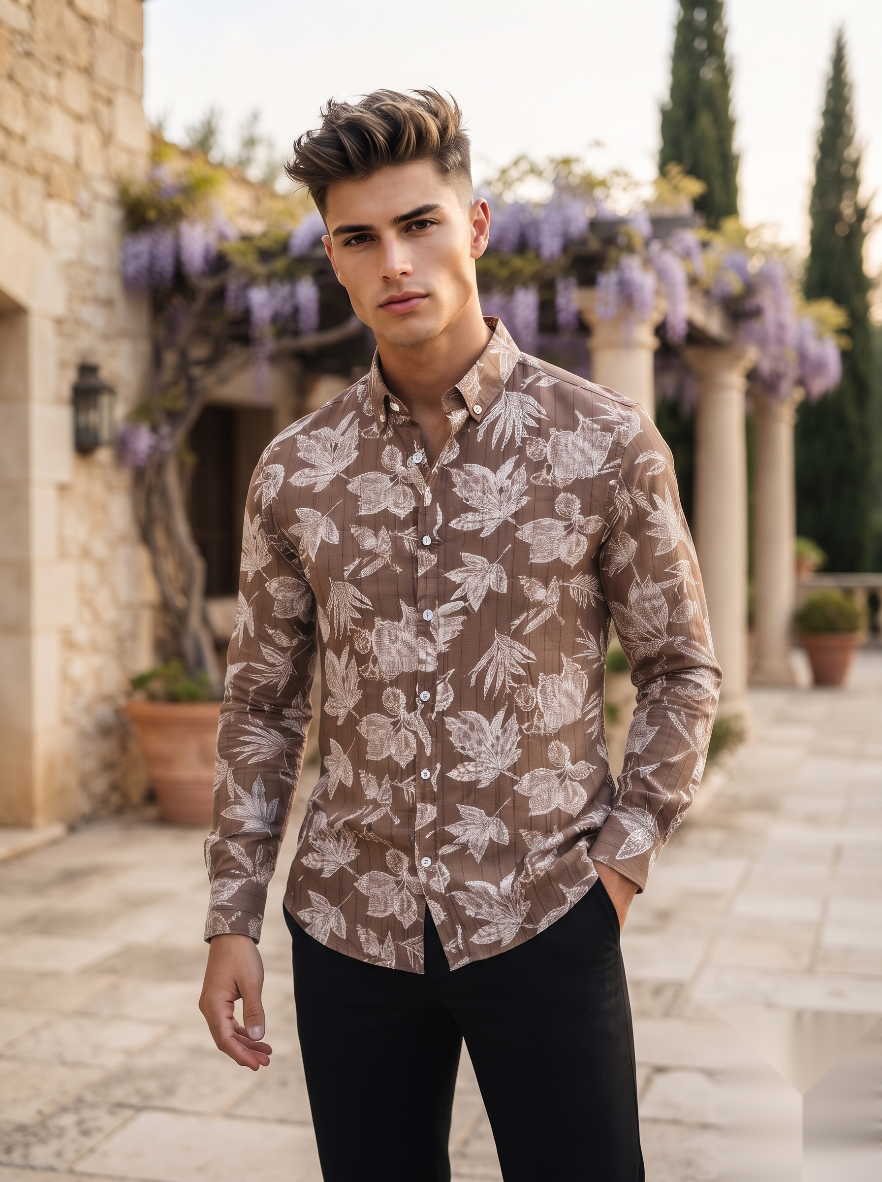 Printed Linen Shirts