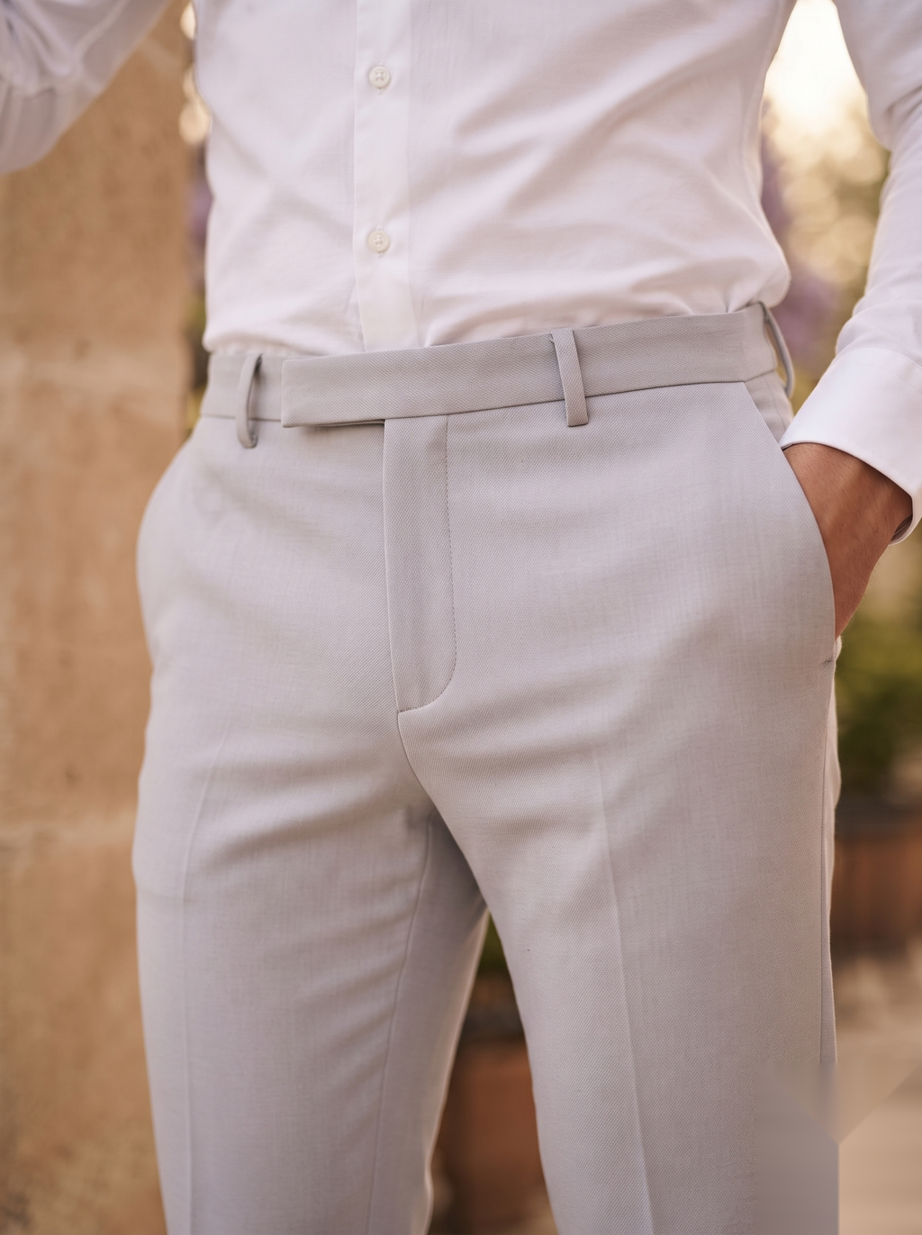 Solid Formal Pants