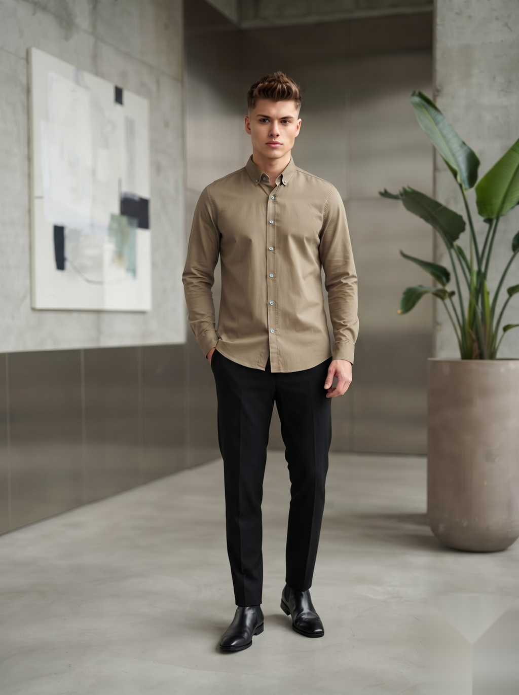 Elbow-Patch Shirts