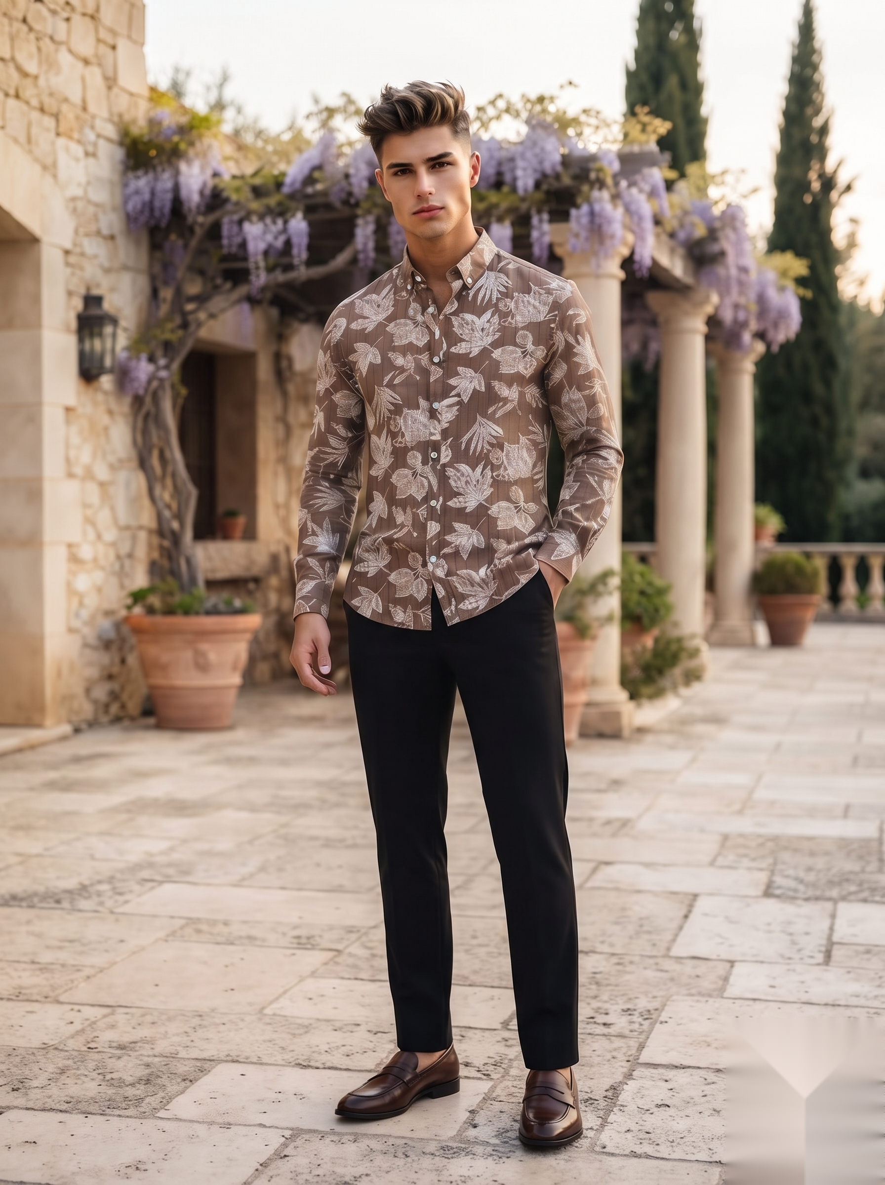 Printed Linen Shirts