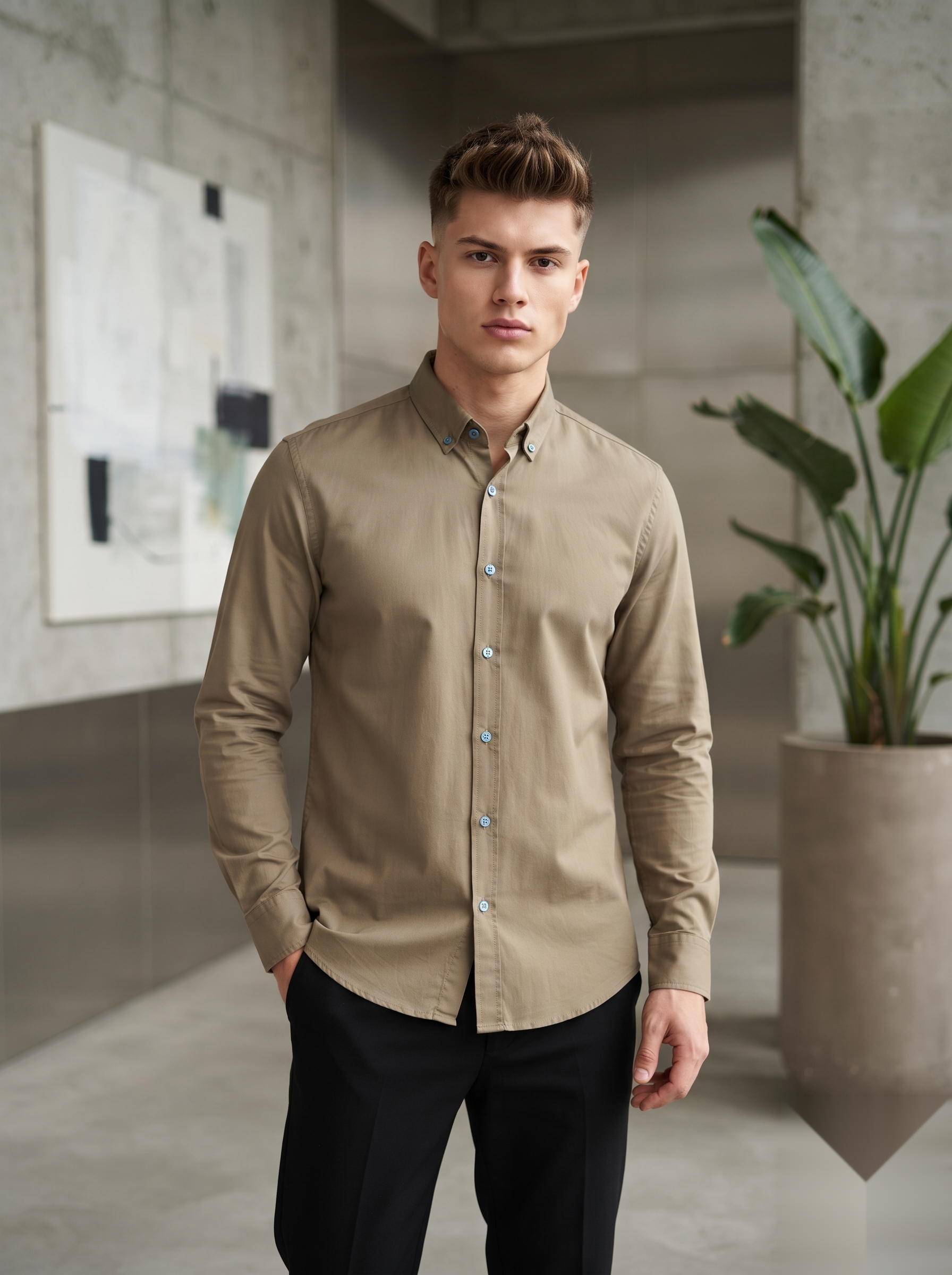 Elbow-Patch Shirts