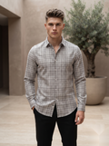 Linen Checked Shirt