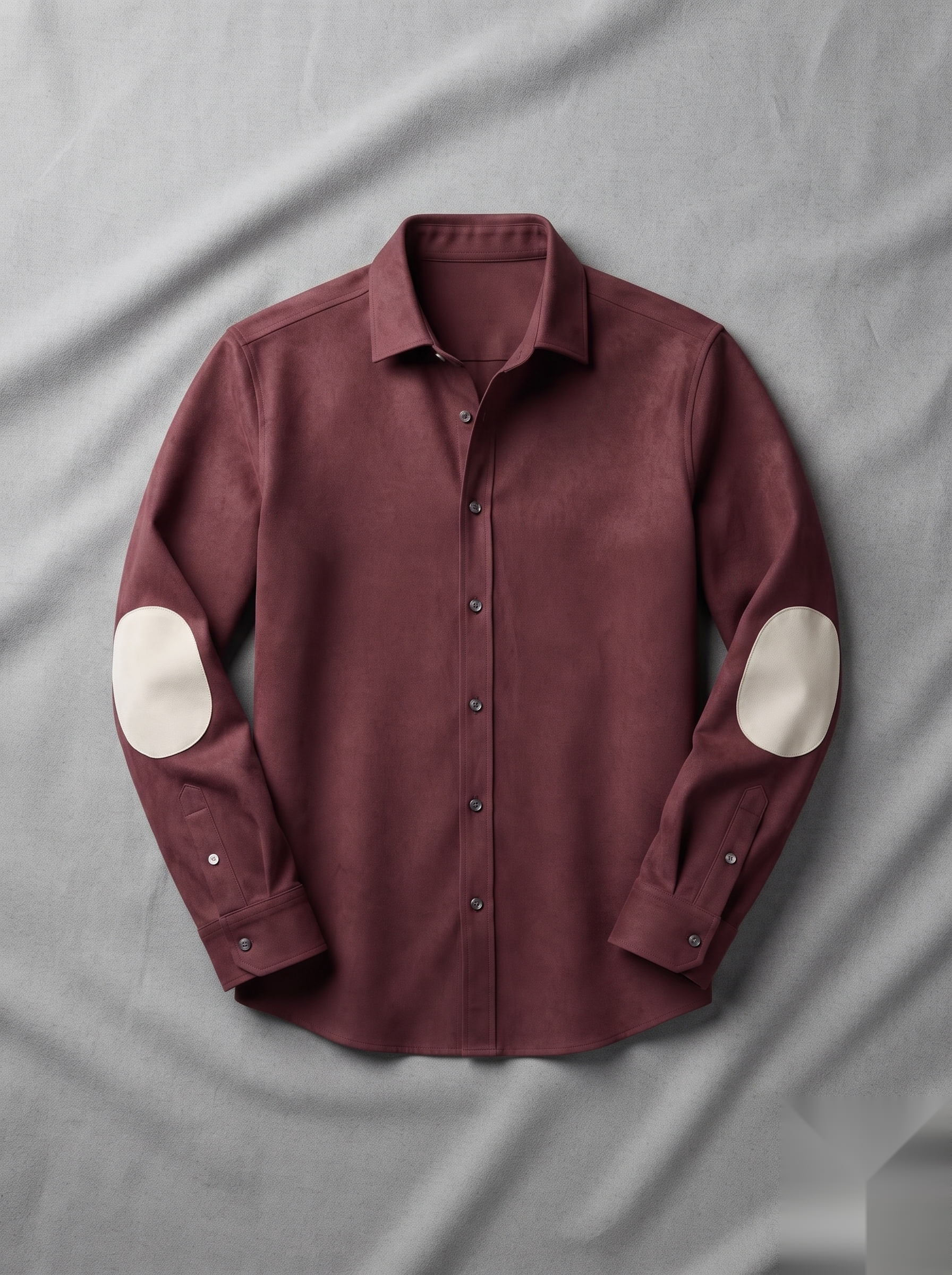 Suede Elbow Patch Shirts