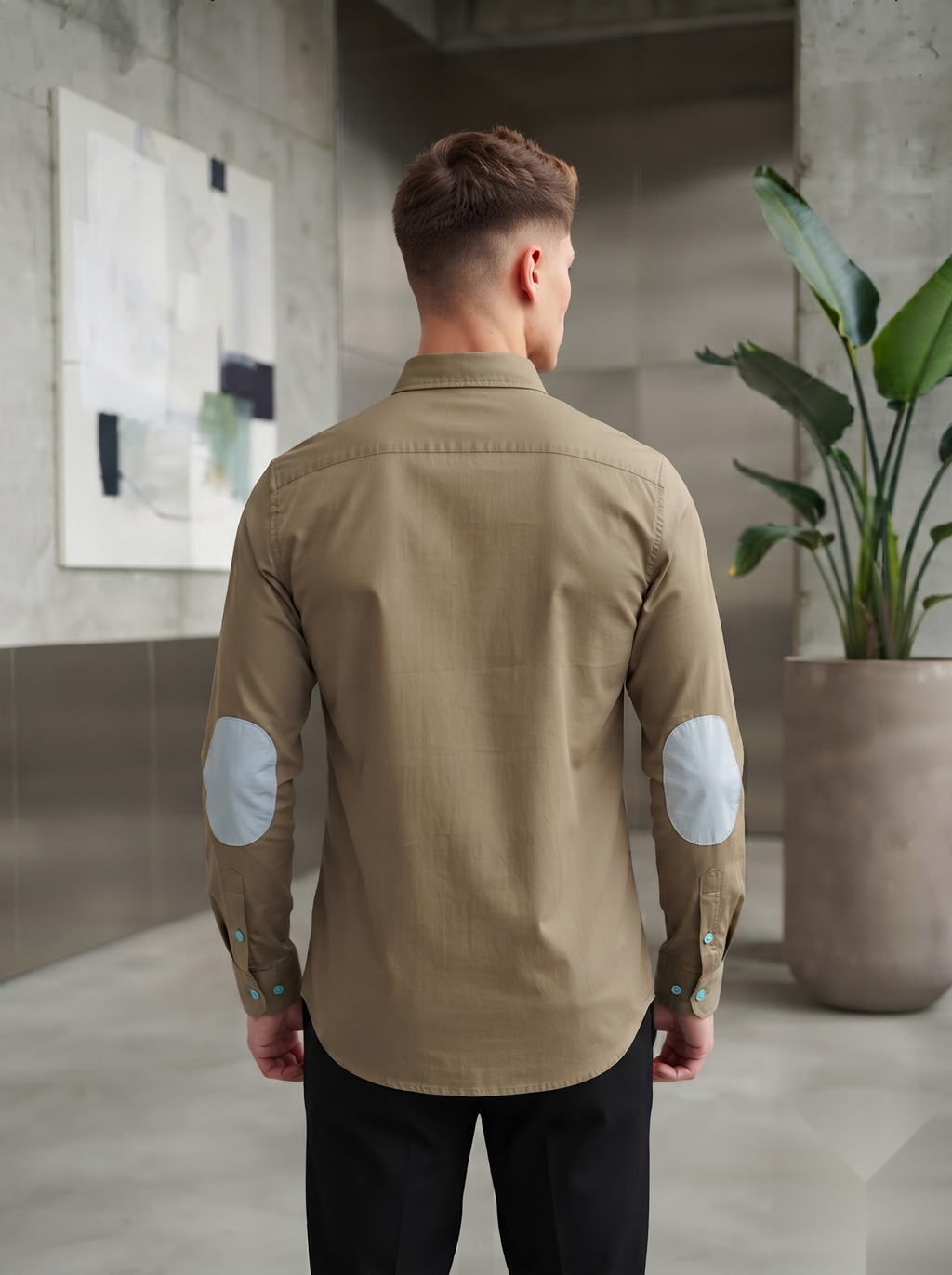 Elbow-Patch Shirts