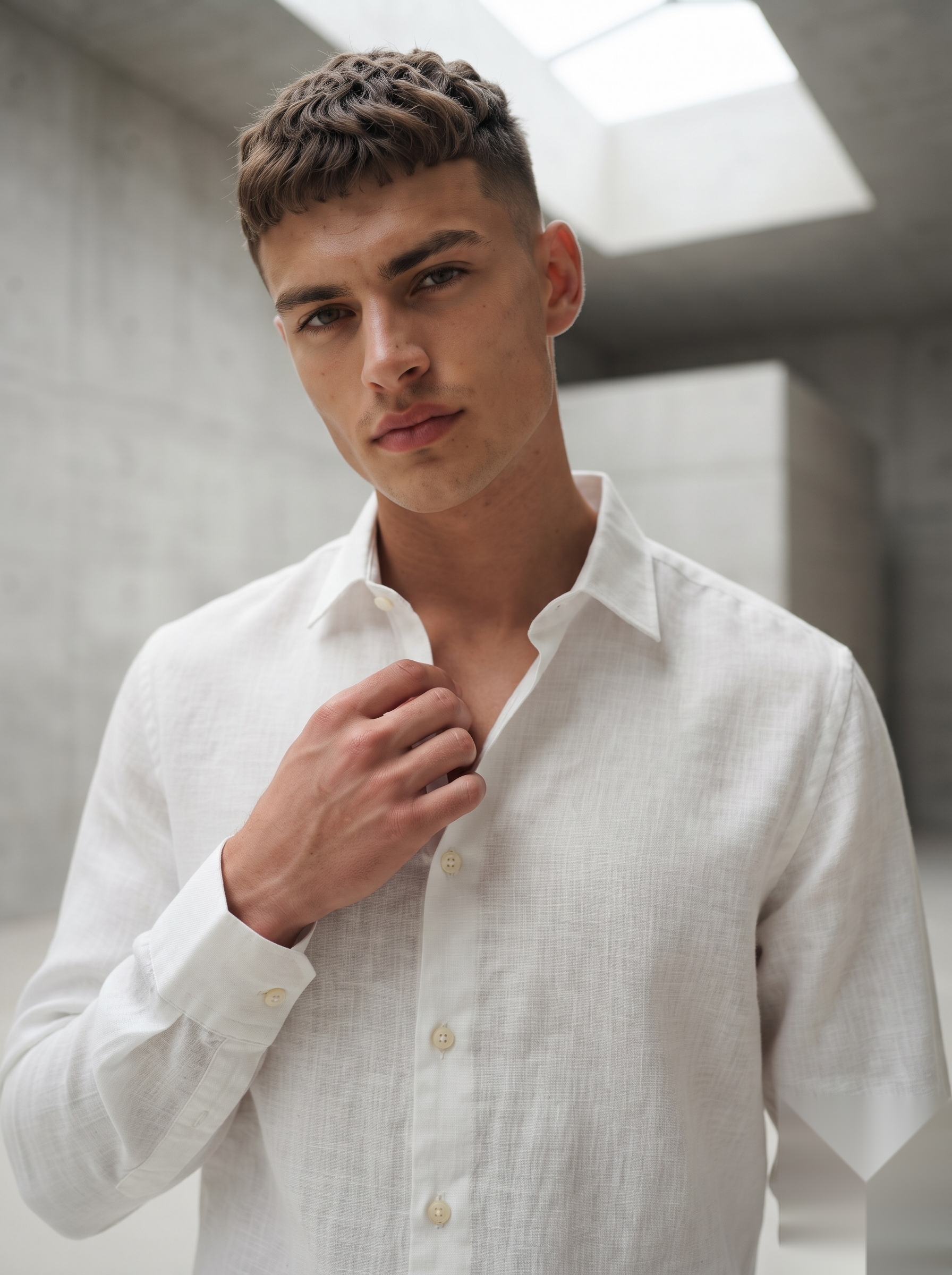 Linen Co-ord set - White