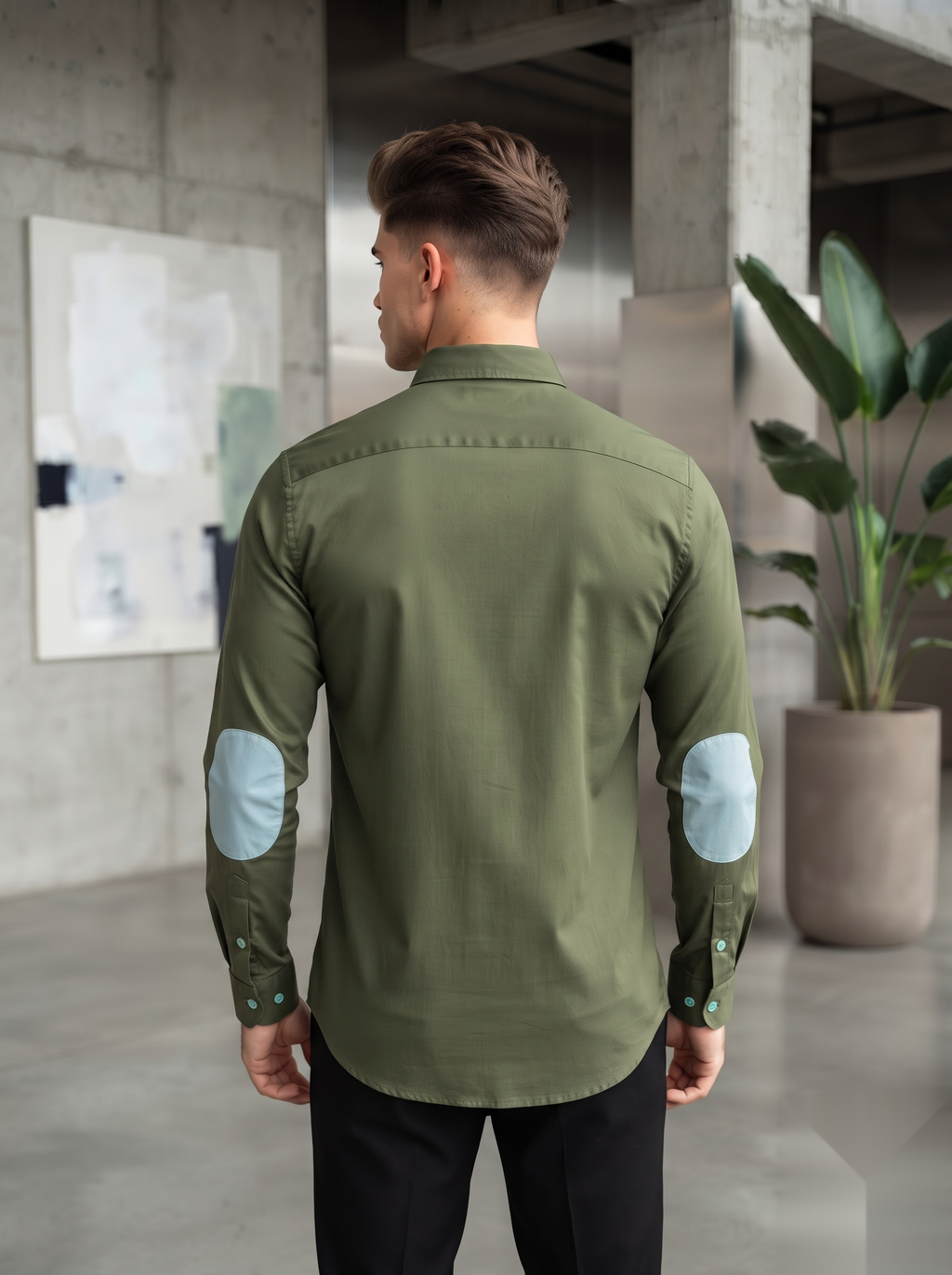 Elbow-Patch Shirts