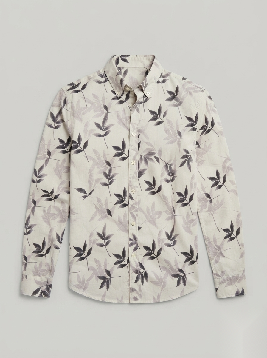 Printed Linen Shirt
