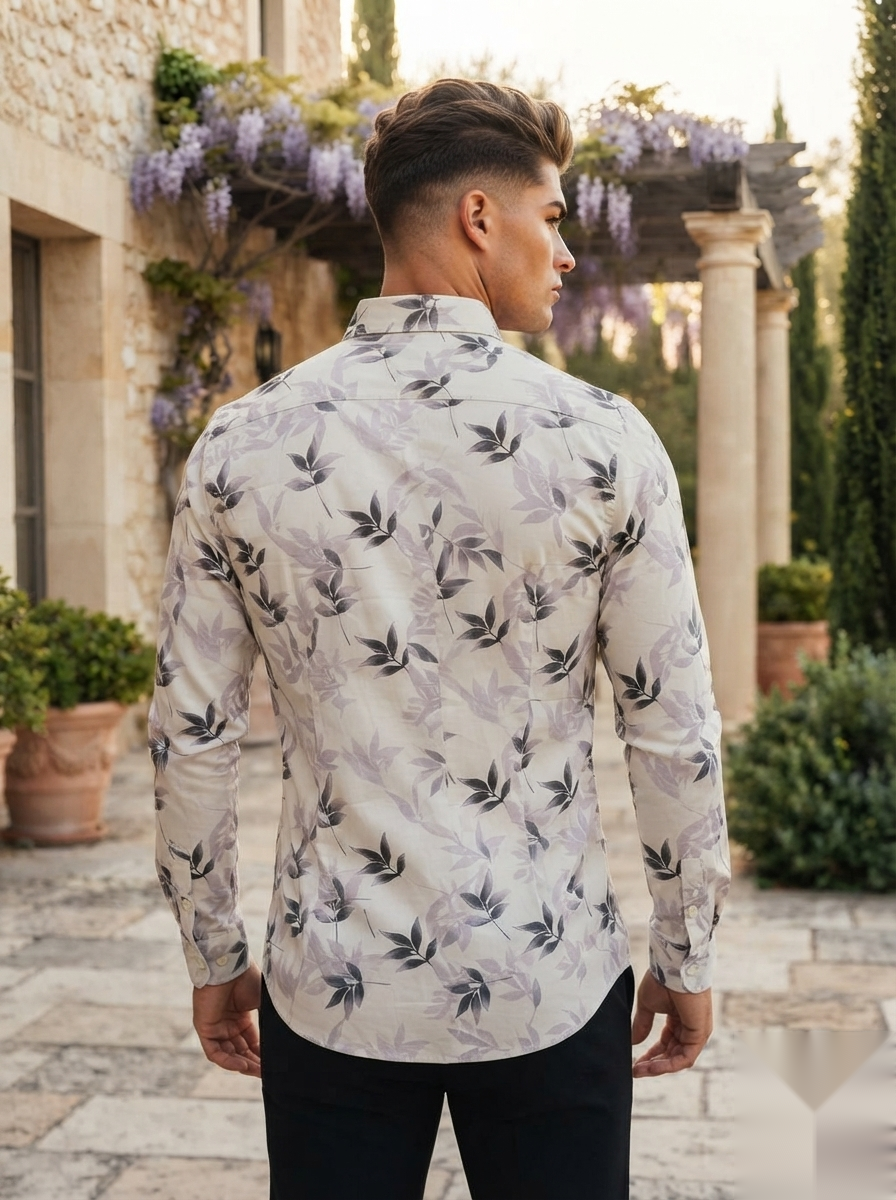 Printed Linen Shirt