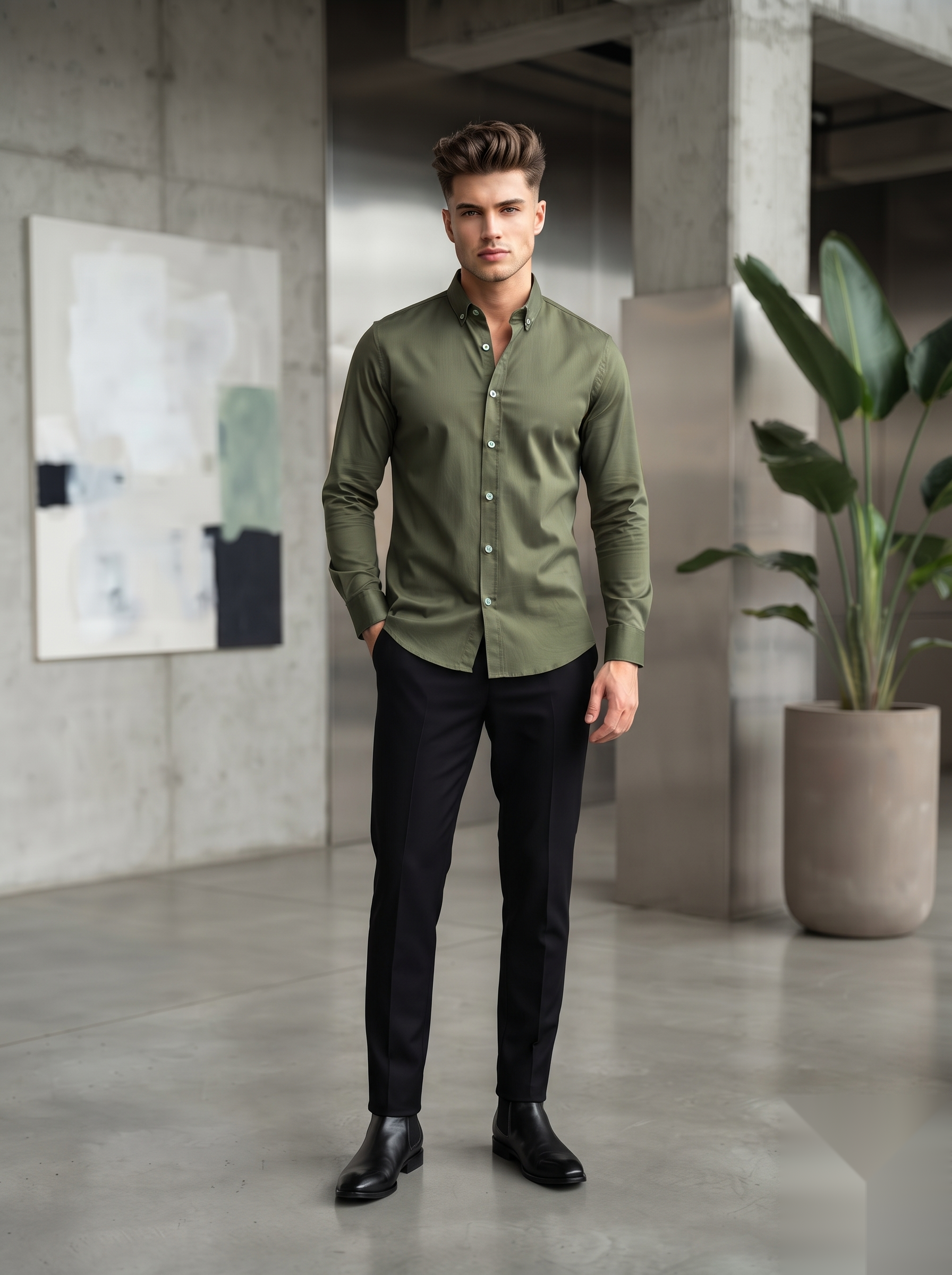 Elbow-Patch Shirts
