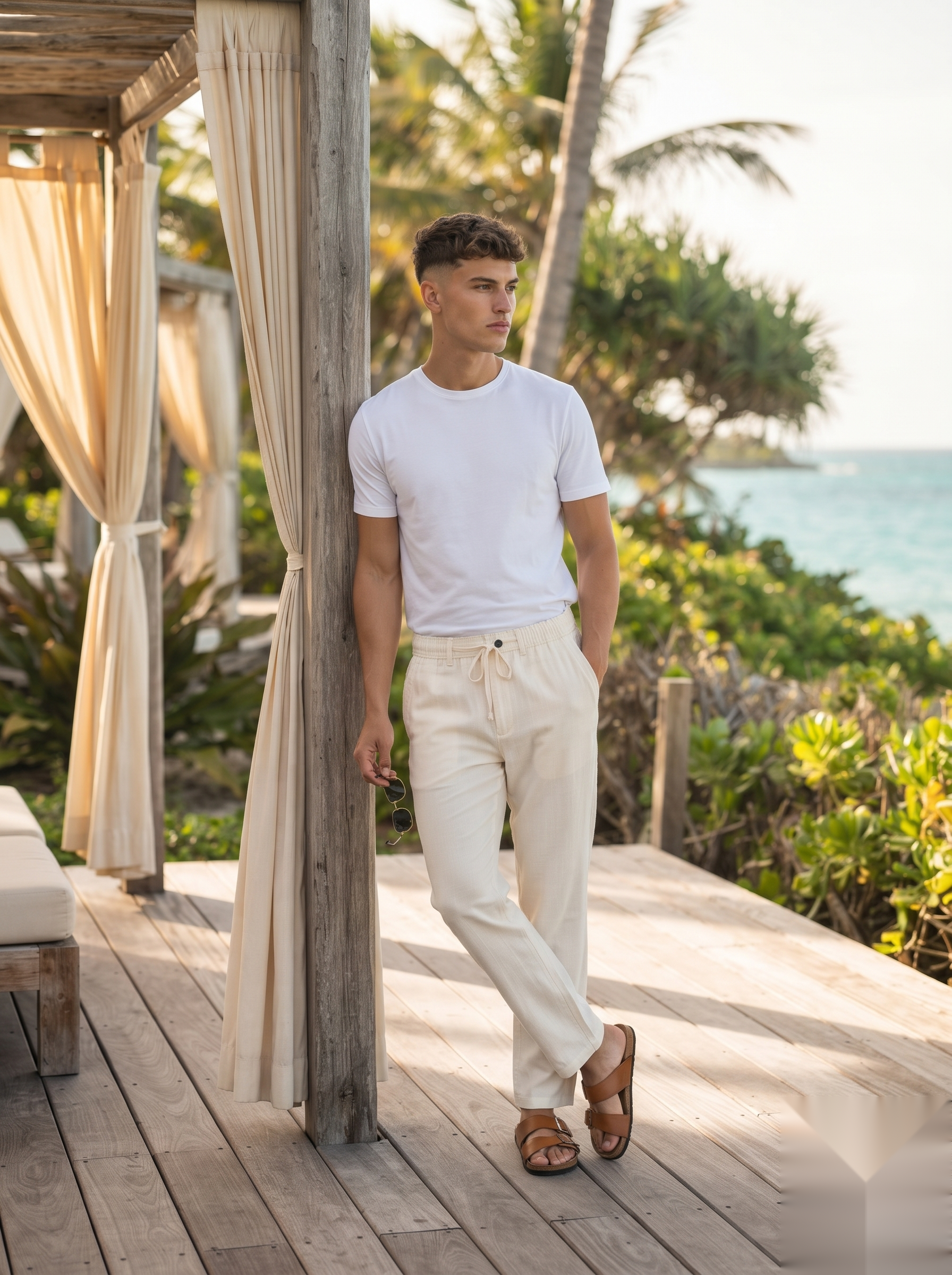 Drawstring - Linen Trousers
