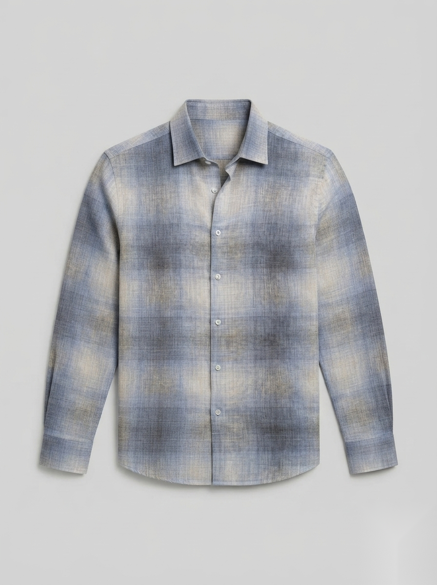Linen Checked Shirt