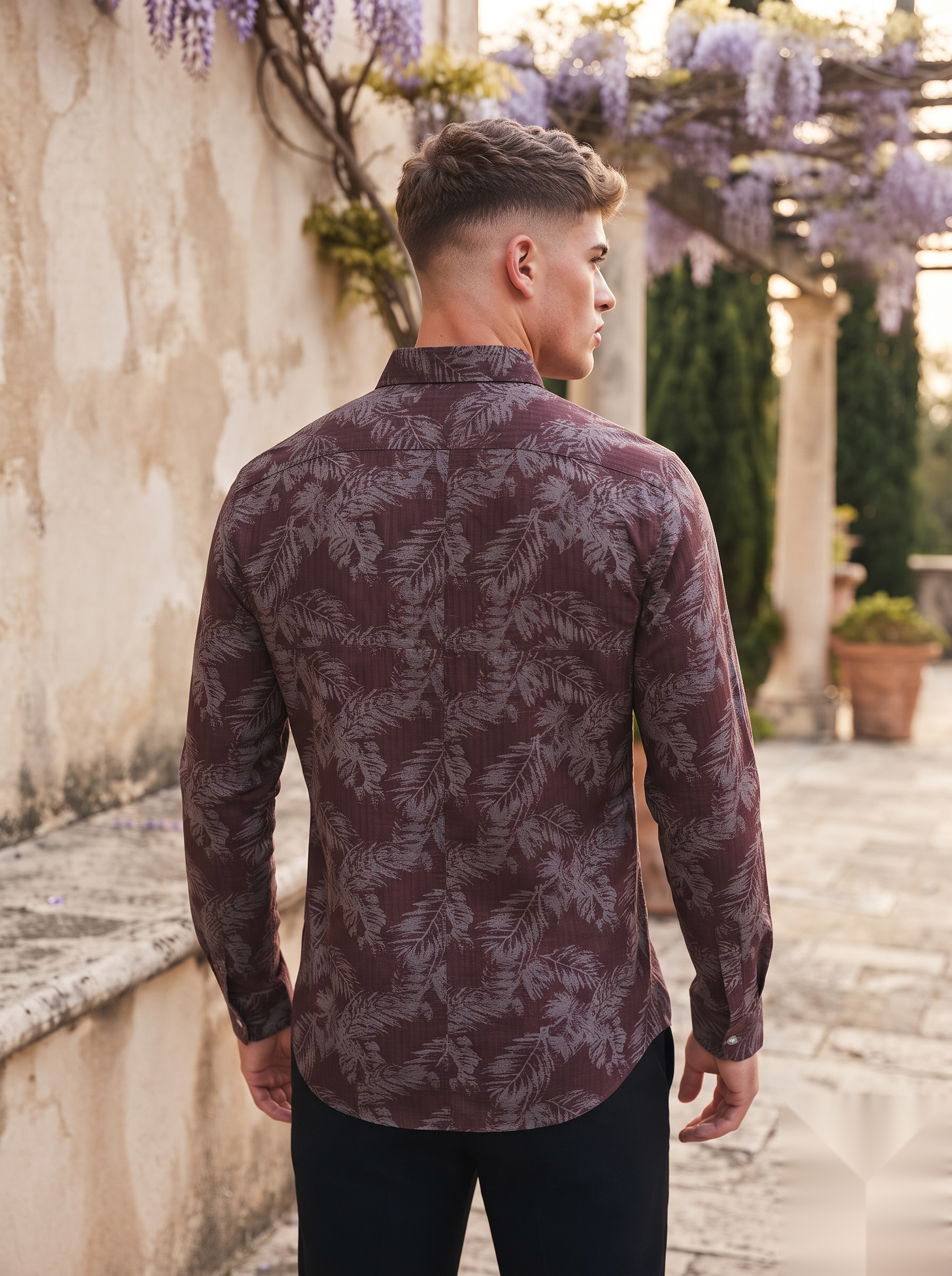 Printed Linen Shirt