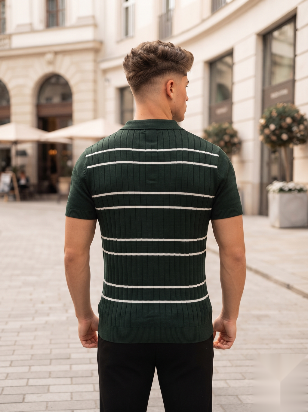 Old Money Polo Stripes- H/s