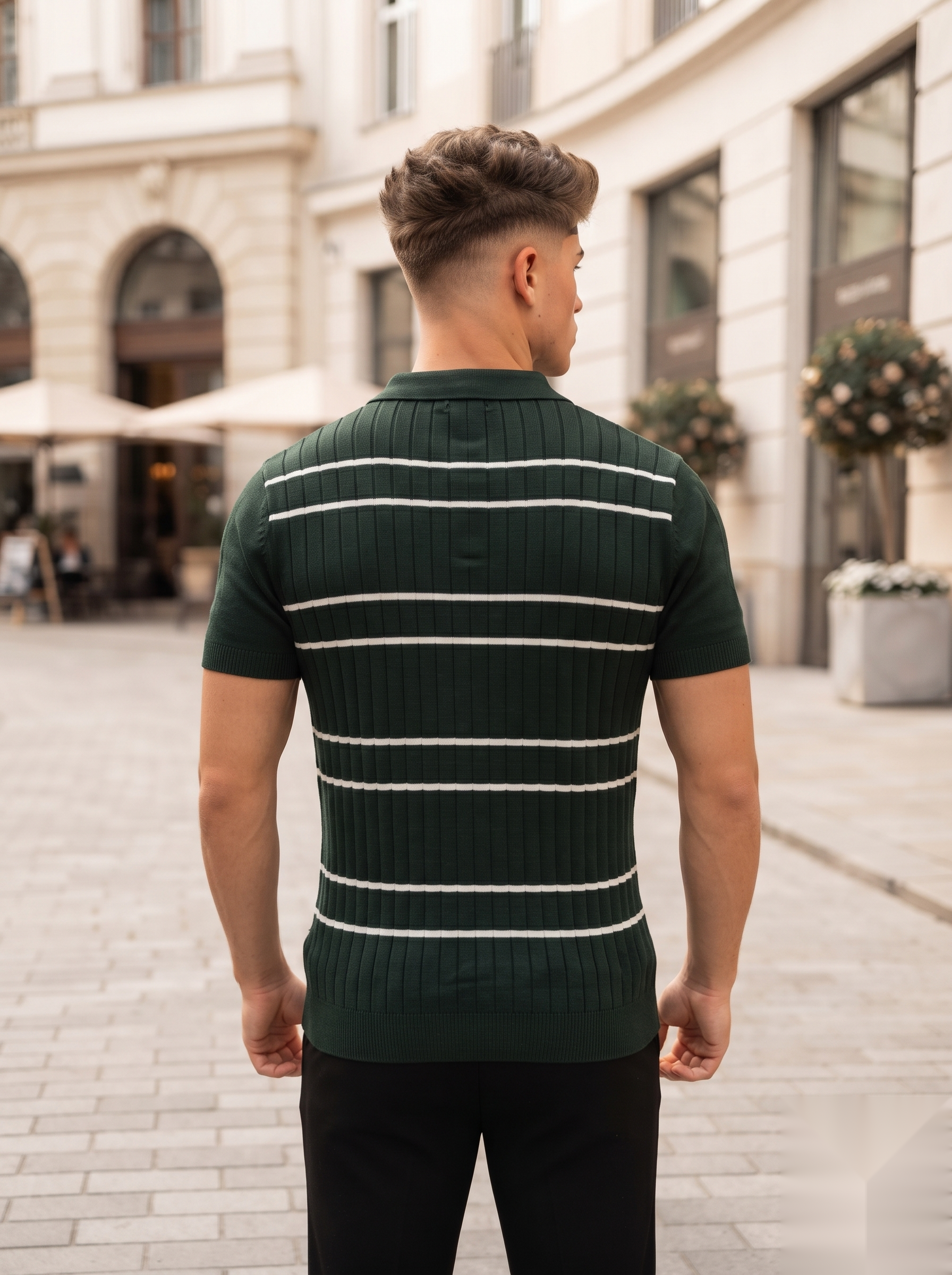 Old Money Polo Stripes- H/s