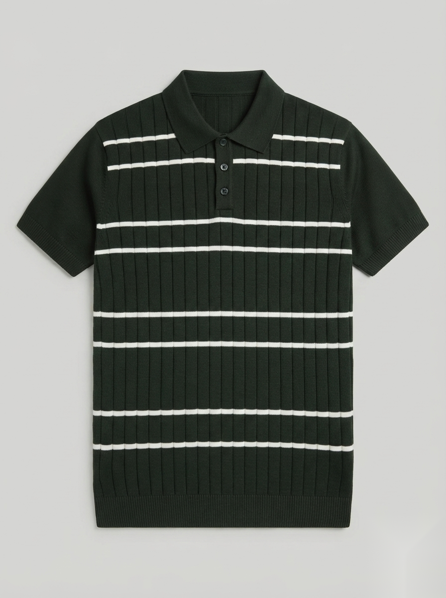 Old Money Polo Stripes- H/s