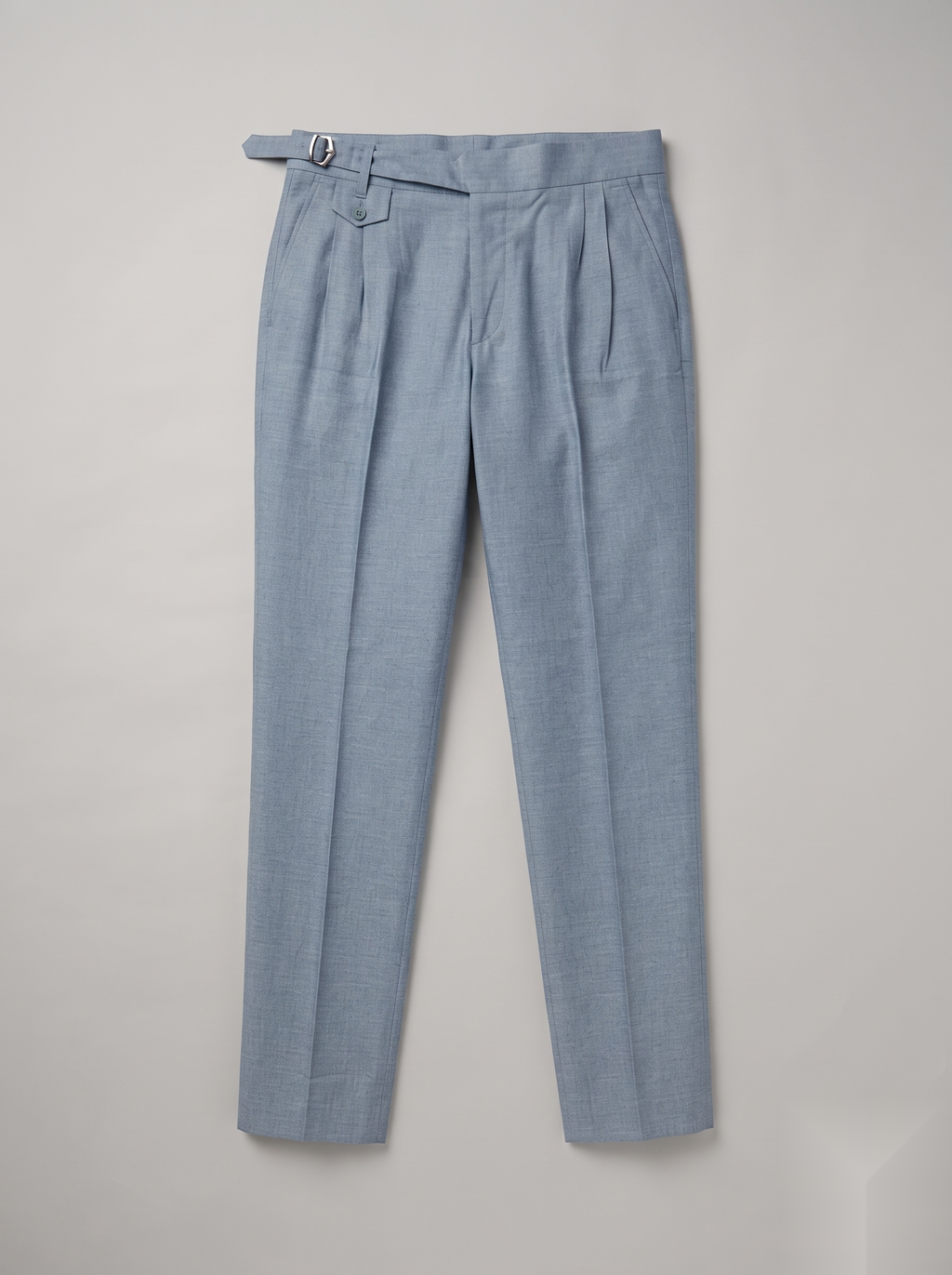 Snipes Gurkha formal pants in beige with pleats and belt loops, showcasing a tailored fit and classic design.