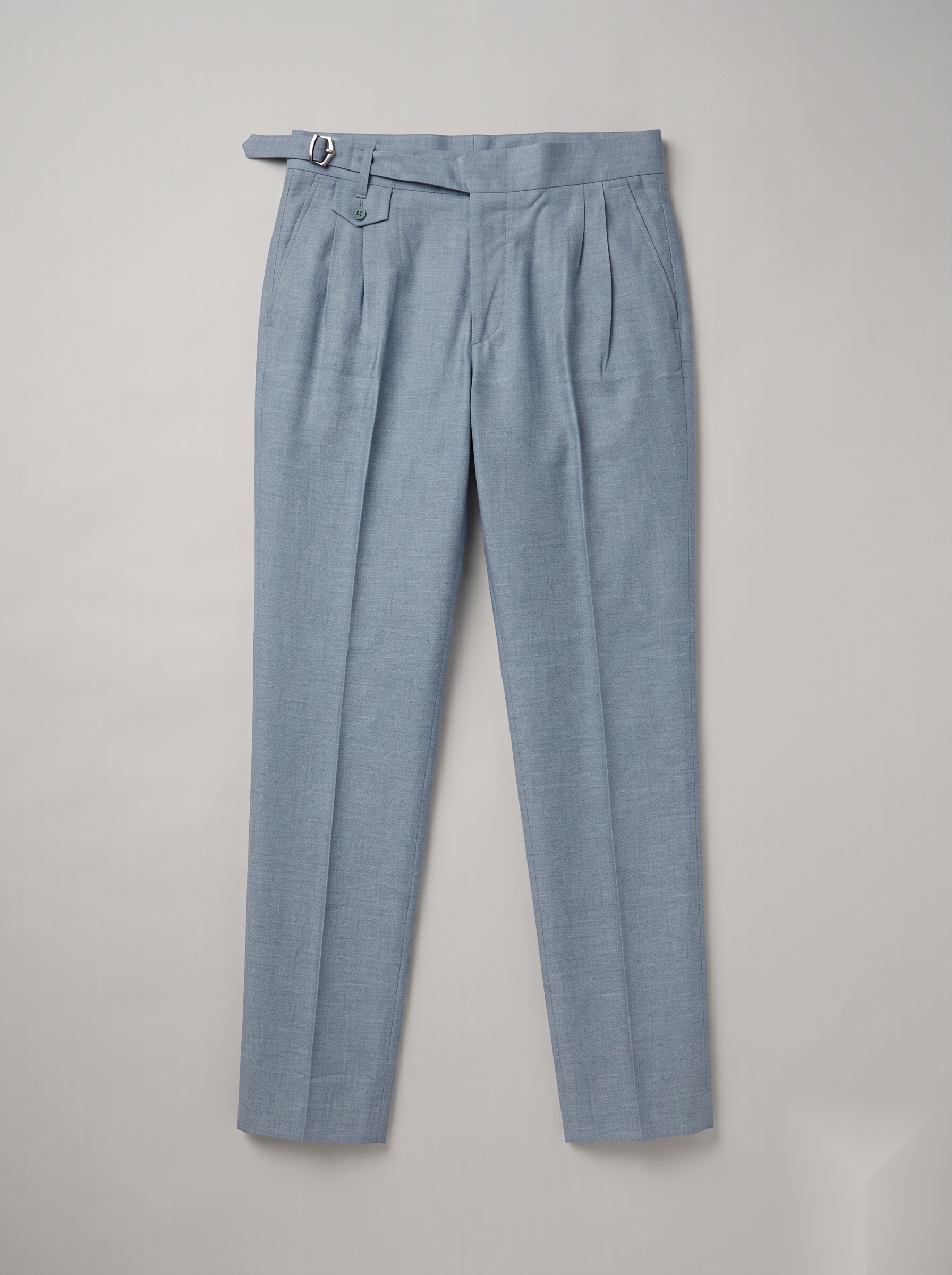 Snipes Gurkha formal pants in beige with pleats and belt loops, showcasing a tailored fit and classic design.