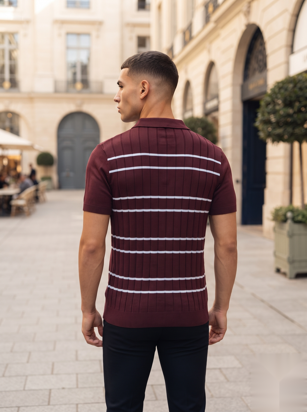Old Money Polo Stripes- H/s
