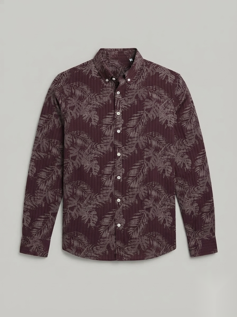 Printed Linen Shirt